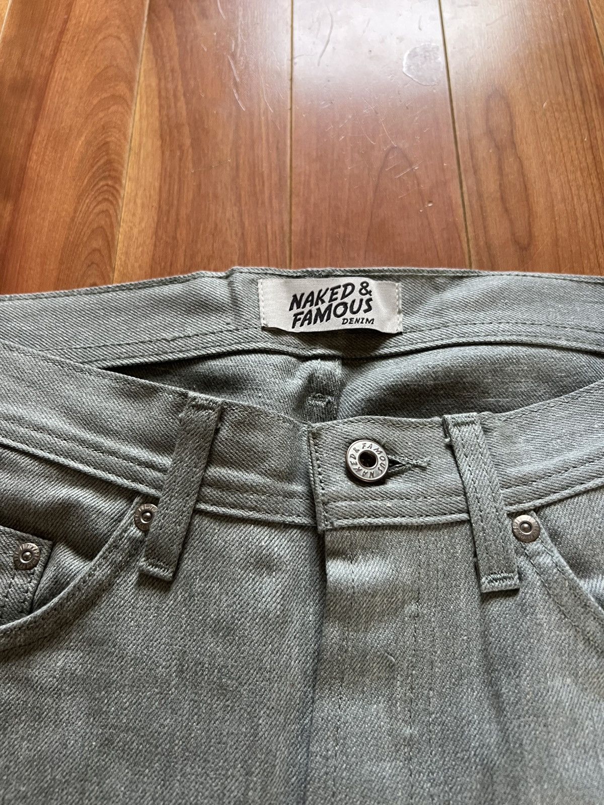 Naked & Famous "Meteor Selvedge" 11oz Selvedge Weird Guy Size US 32 / EU 48 - 3 Thumbnail