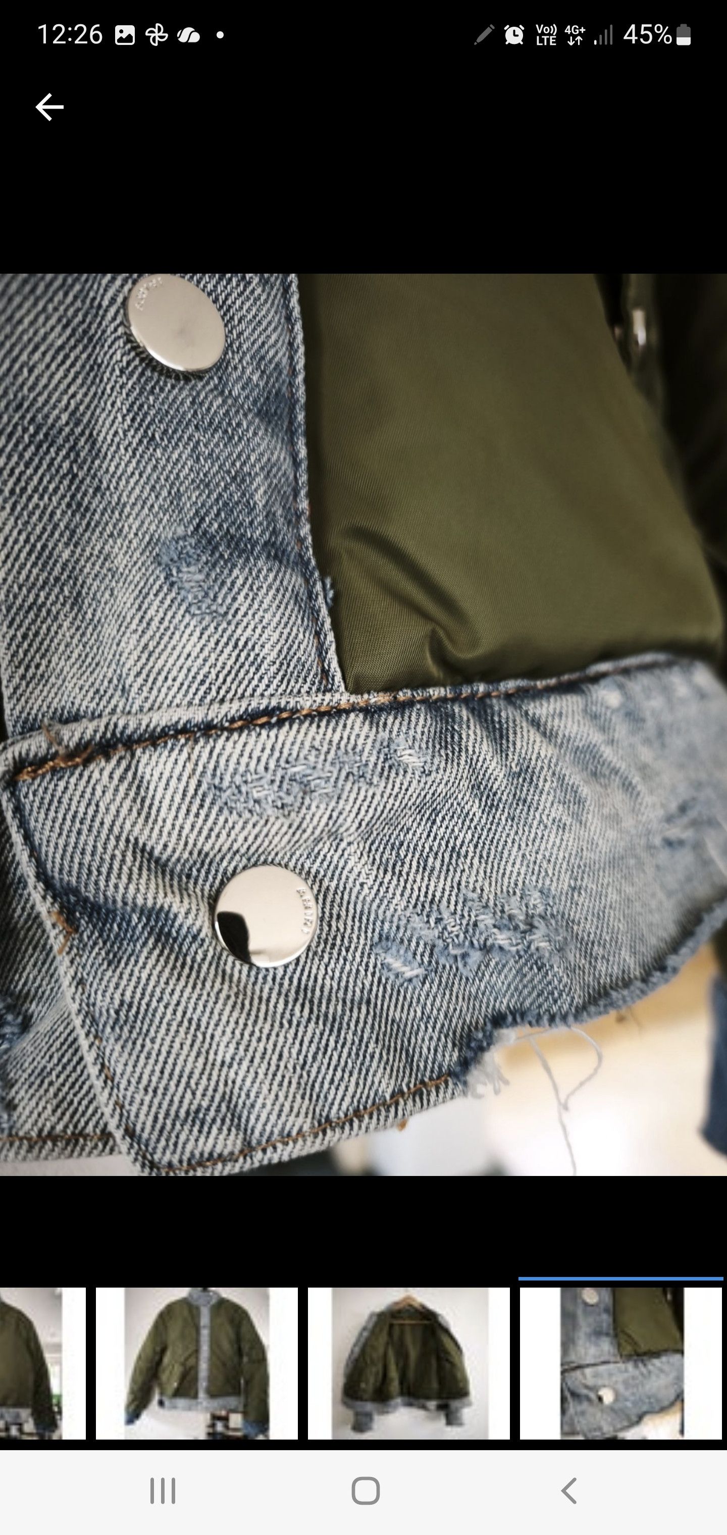 Amiri Original RRP $1,890 USD Amiri "Hybrid" denim,bomber Size US M / EU 48-50 / 2 - 10 Thumbnail