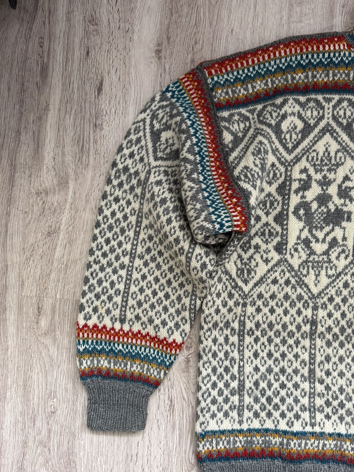 Dale Of Norway Dale Garn Wool Fair Isle Ski Sweater Oversize L 1990s Size US L / EU 52-54 / 3 - 17 Thumbnail