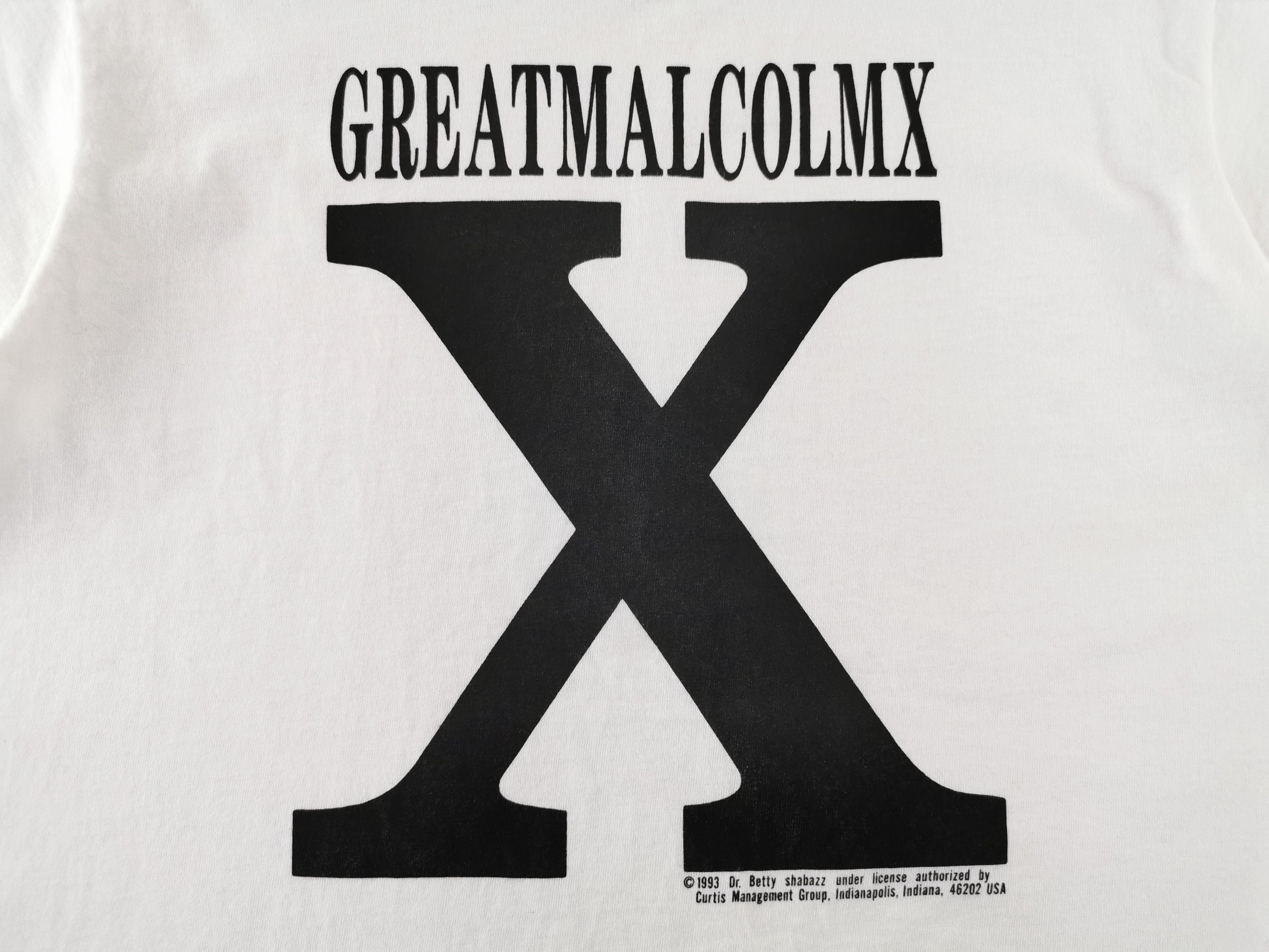 Other Vintage 90's Great Malcolm X Tee T Shirt Made In USA Size M Size US M / EU 48-50 / 2 - 4 Thumbnail
