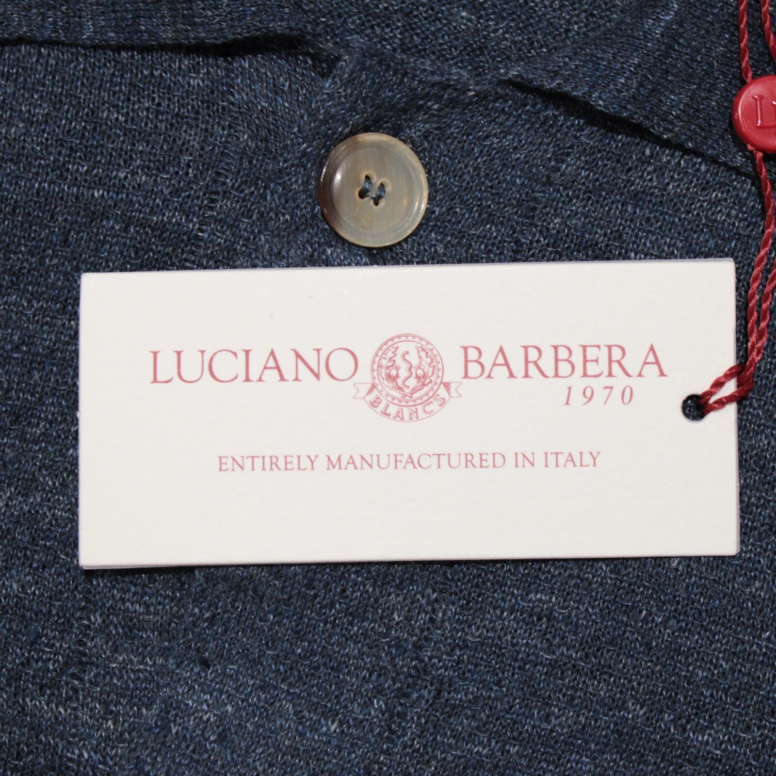 Luciano Barbera Luciano Barbera Sweater Size US M in Blue Size US M / EU 48-50 / 2 - 2 Thumbnail