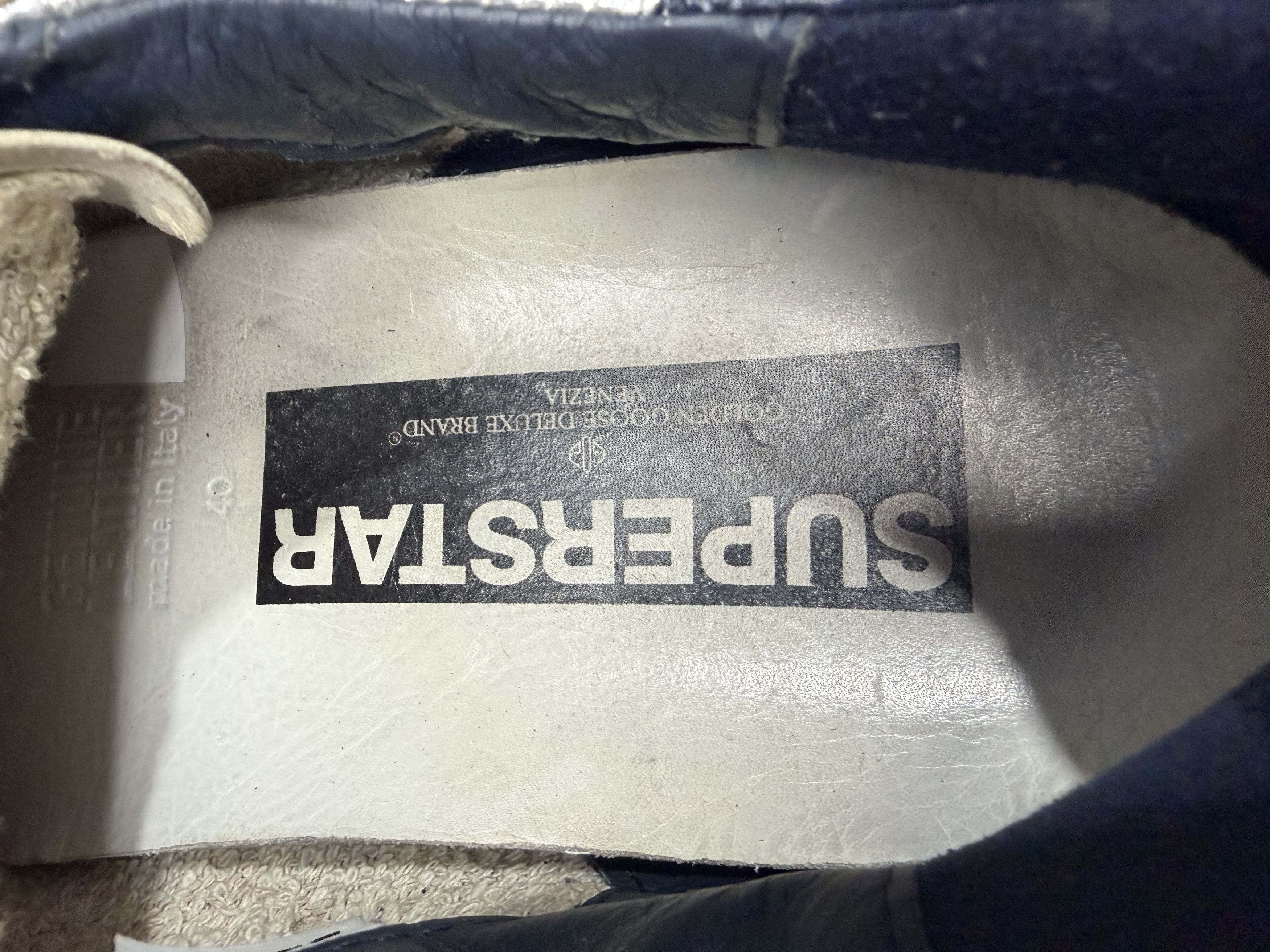 Golden Goose Golden Goose Metallic Silver Leather Superstar Sneakers Size US 7.5 / EU 40-41 - 5 Thumbnail