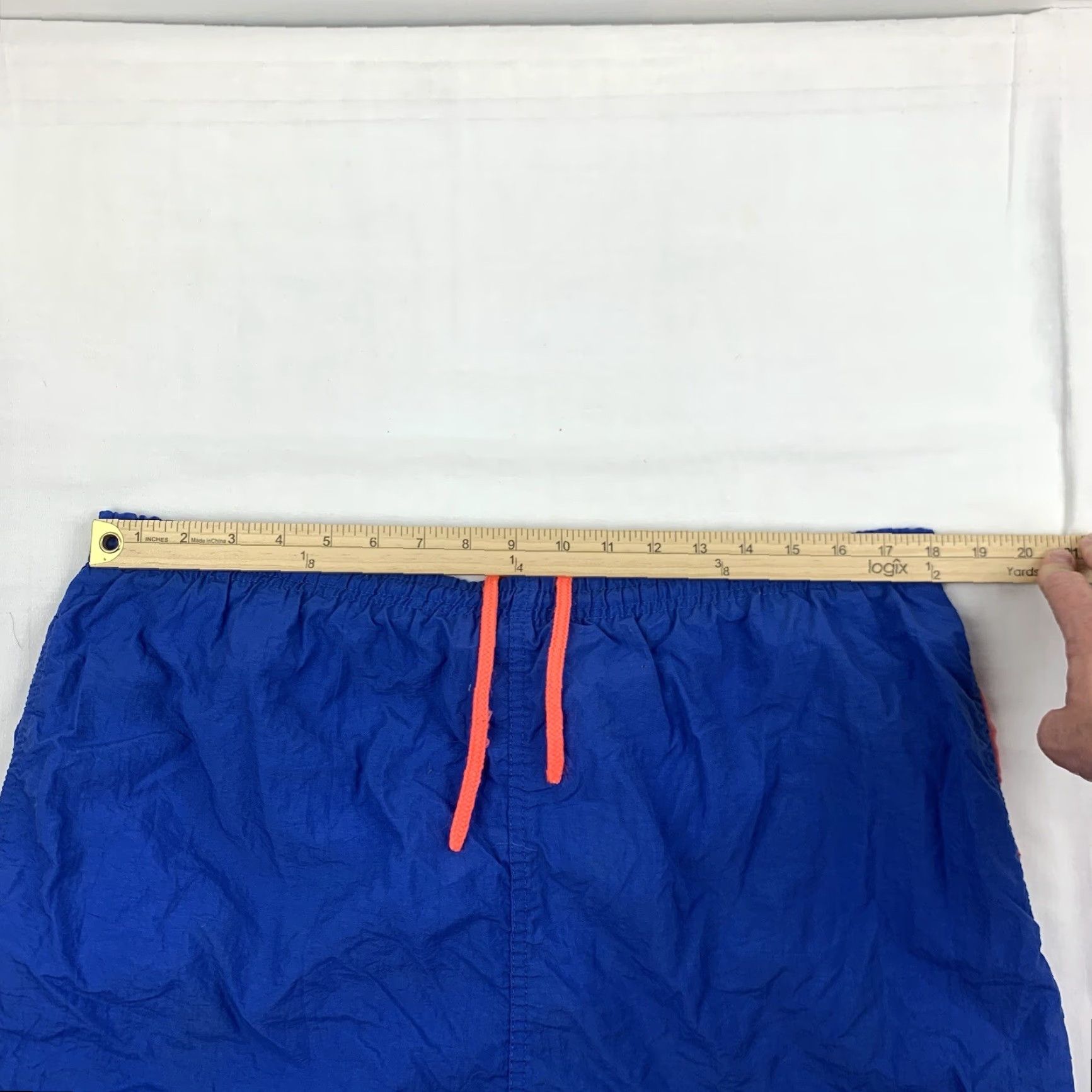 Bugle Boy VINTAGE Bugle Boy Swim Trunks Men's XL Blue 90s Beach Pool Trunks with Built-In Brief, Elastic Waist, Pockets, Lined Size US 36 / EU 52 - 7 Thumbnail