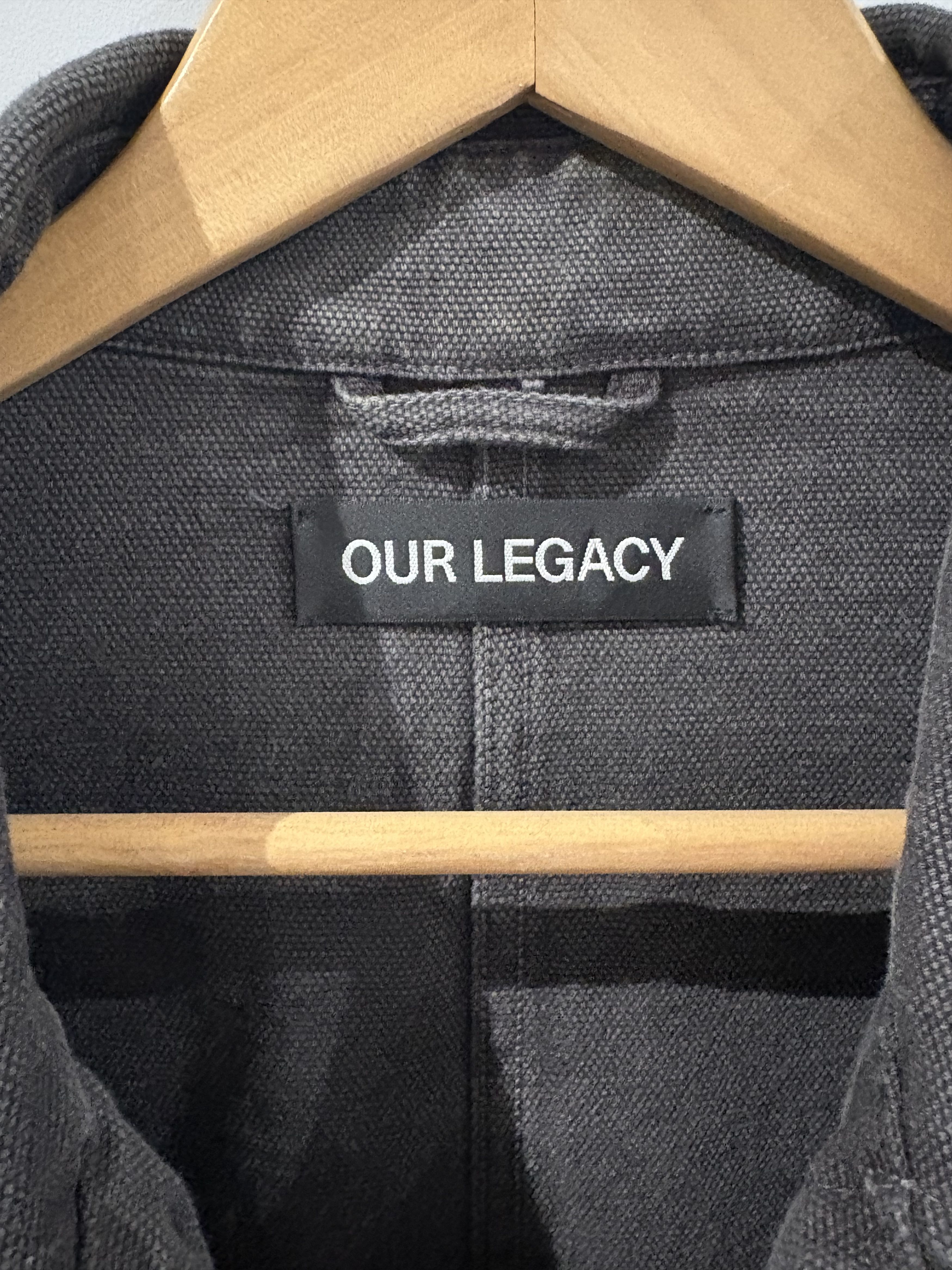 Our Legacy OUR LEGACY UNIFORM JACKET ASH BLACK REBORN CANVAS Size US M / EU 48-50 / 2 - 4 Thumbnail
