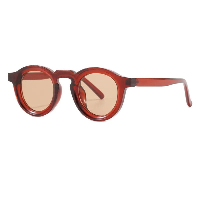 Vintage Tea Round Sunglasses Size ONE SIZE - 4 Thumbnail