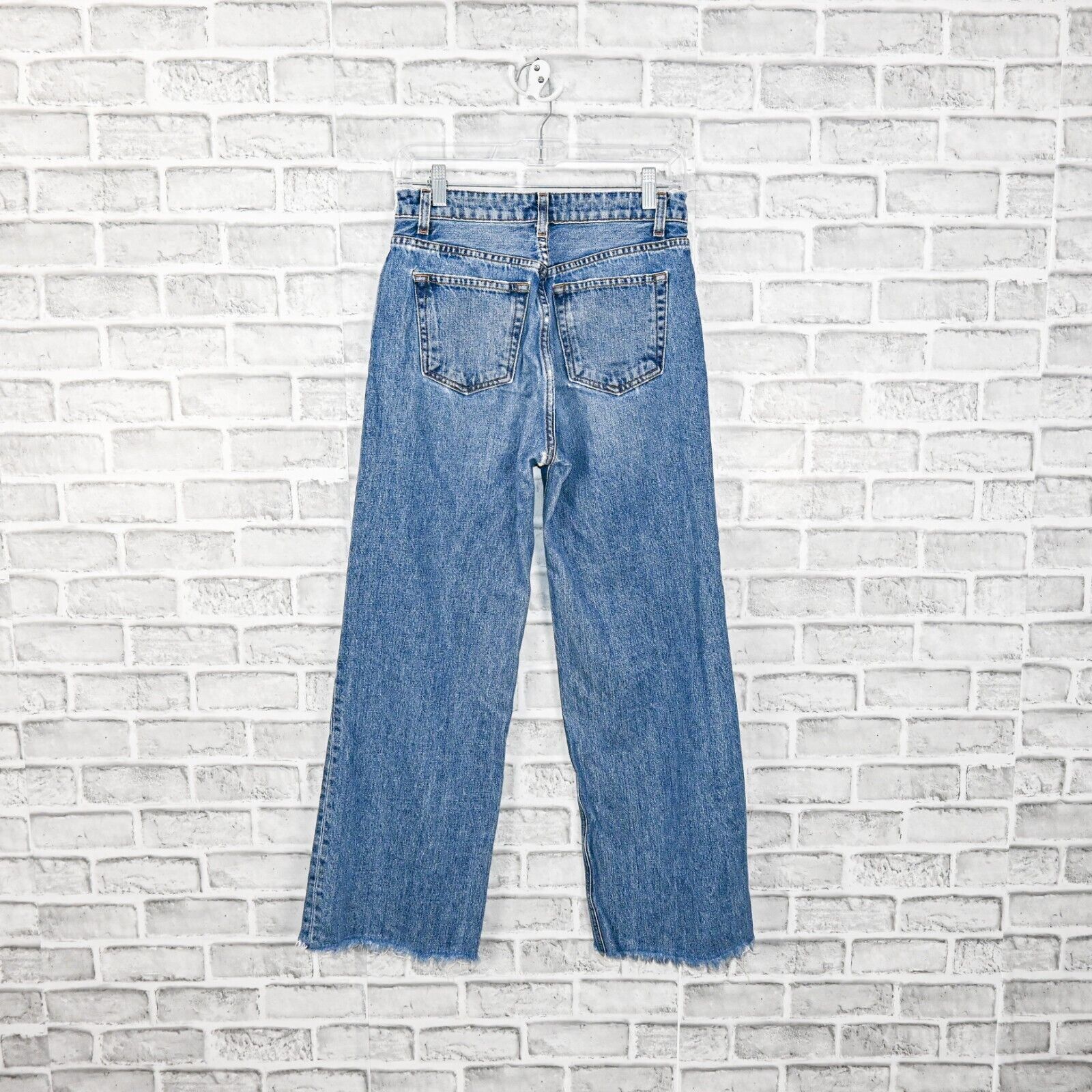 Reformation REFORMATION High Rise Wide leg FAWCETT Jeans distressed Size 27" / US 4 / IT 40 - 6 Thumbnail