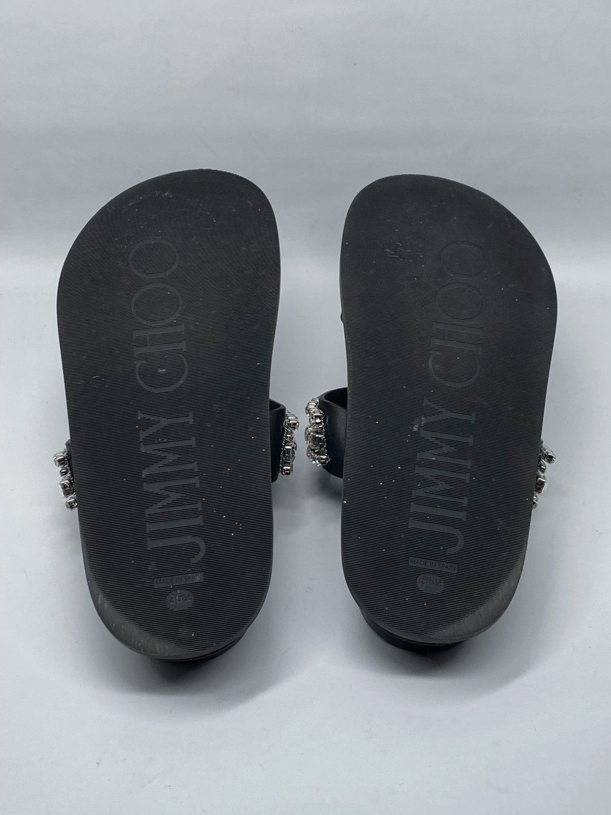Jimmy Choo Jimmy Choo Jadi Crystal-Embellished Leather Slides size 36.5 Size US 6.5 / IT 36.5 - 16 Thumbnail