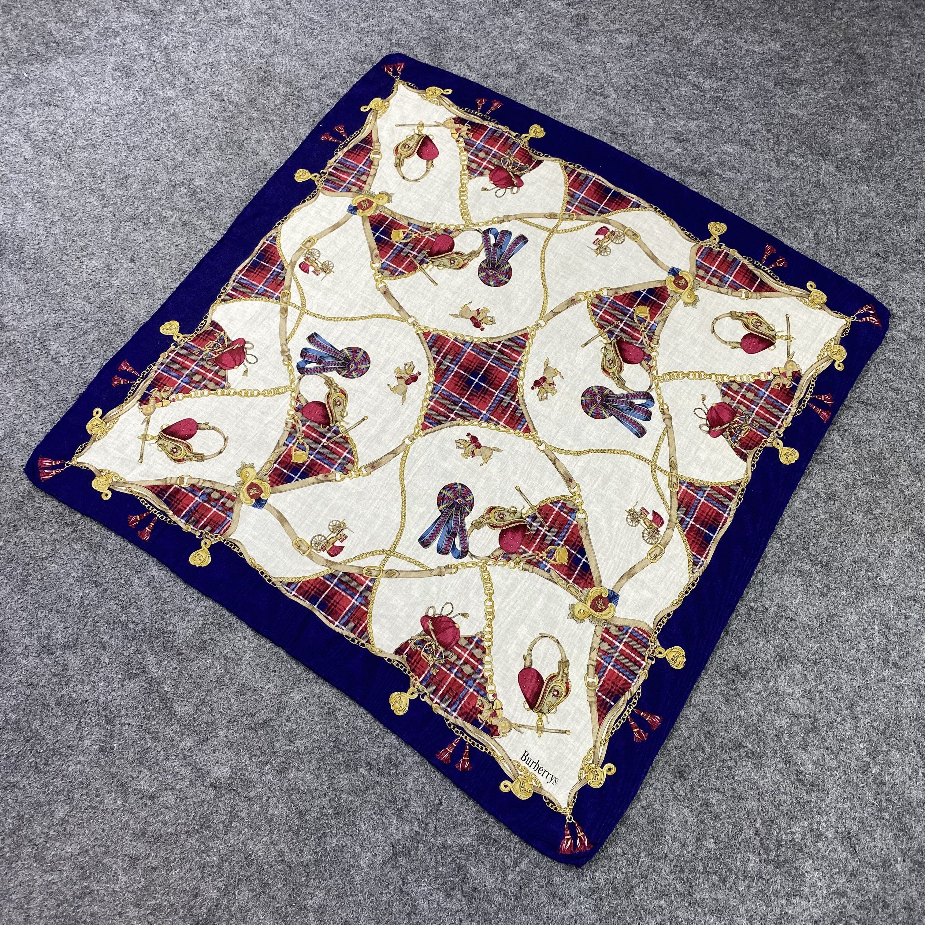 Burberry Burberry Handkerchief / Bandana / Neckerchief-B1196 Size ONE SIZE - 4 Thumbnail