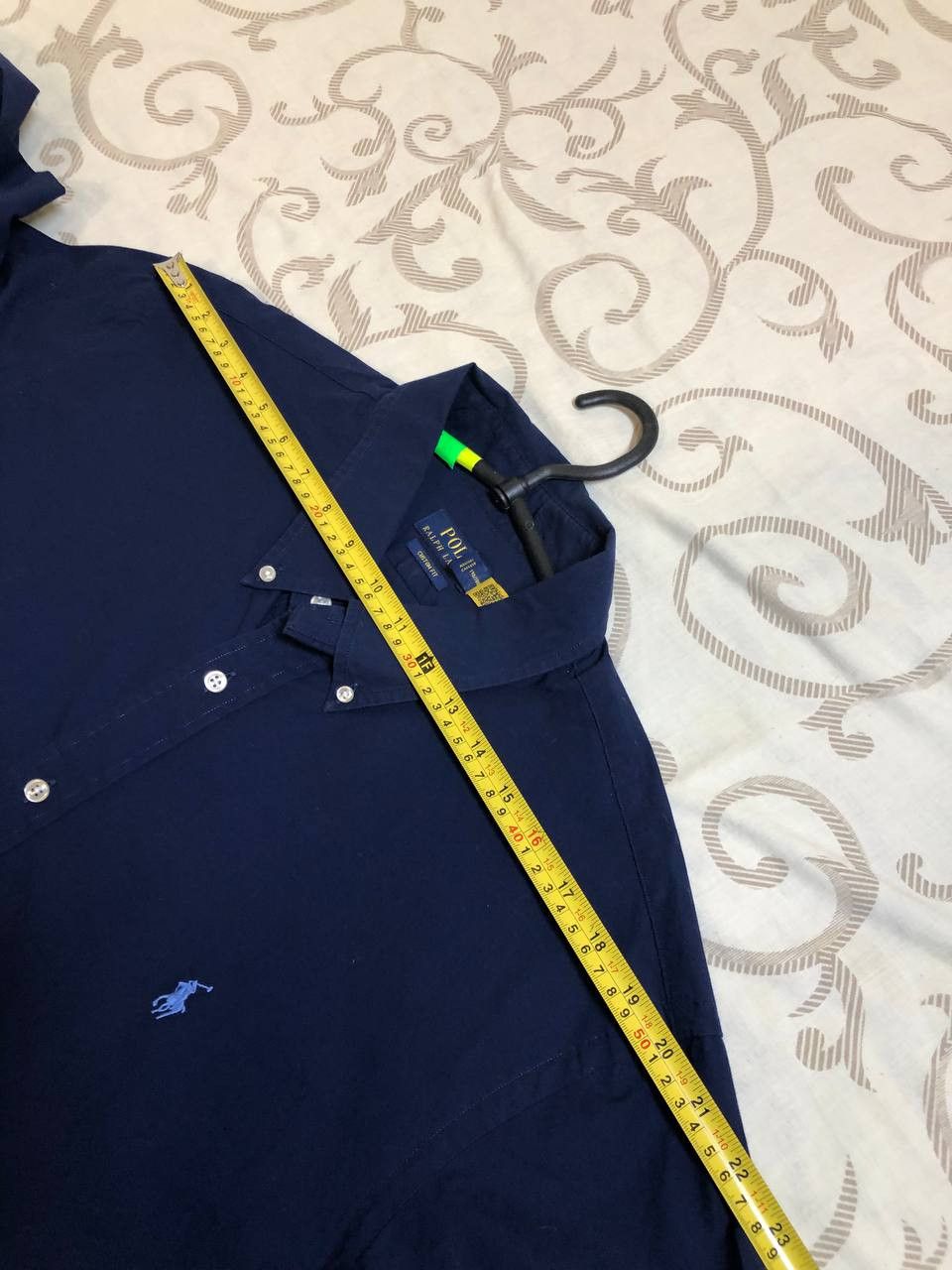 Polo Ralph Lauren Polo Ralph Lauren Navy Button Down Shirt Custom Fit Size XXL Size US XXL / EU 58 / 5 - 8 Thumbnail