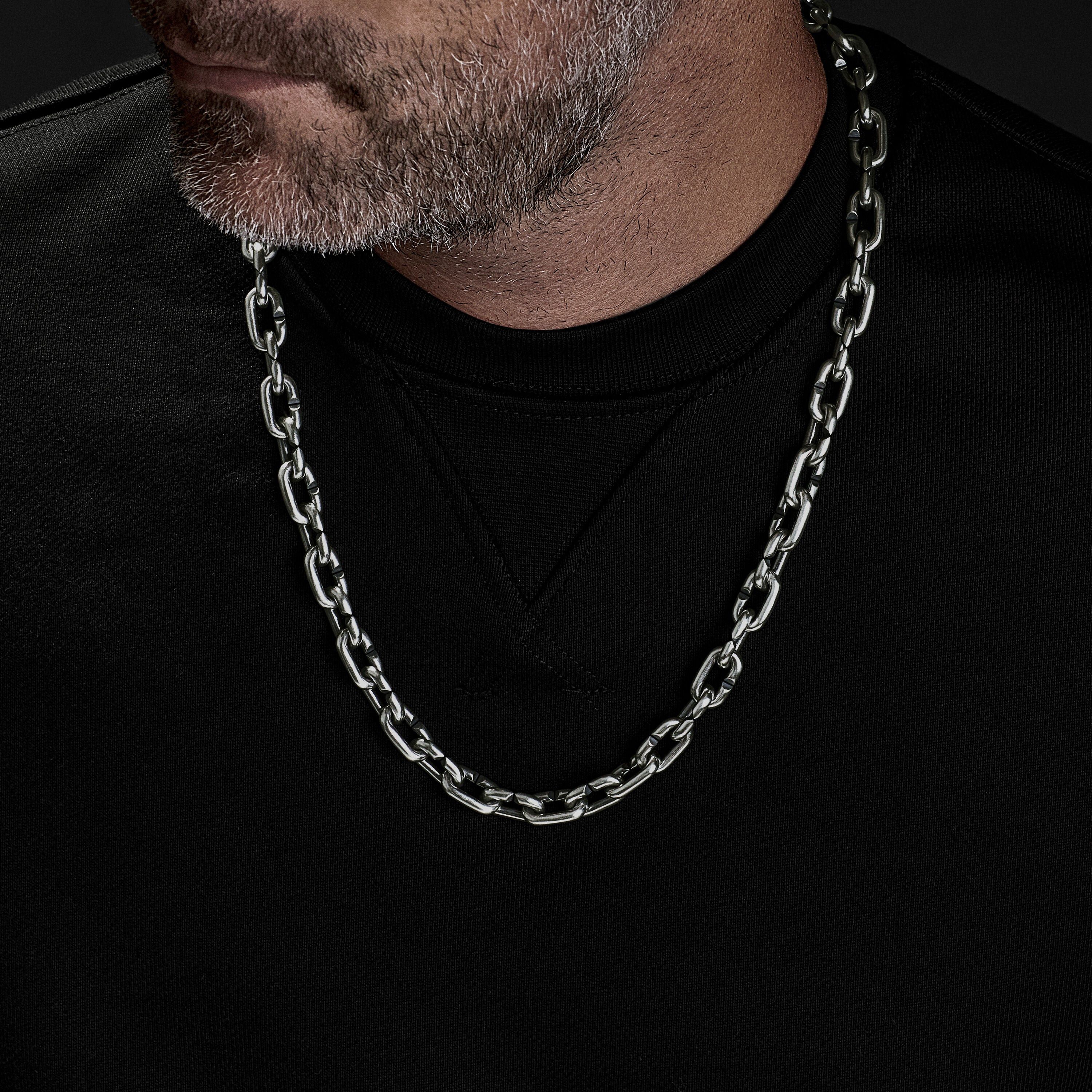 David Yurman o1s1wg111025 CH0439M Size:6/ Chain Links Necklace in Silver Size ONE SIZE - 3 Thumbnail