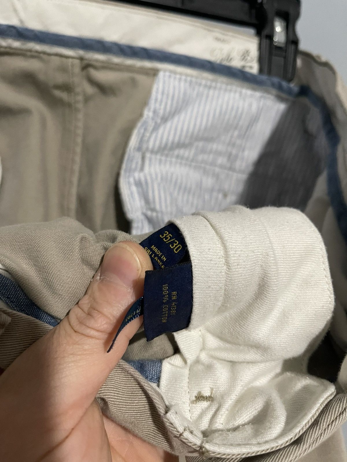 Polo Ralph Lauren Polo Ralph Lauren Relaxed Fit Chino Men's Sz 35x30 Beige Size US 35 - 9 Thumbnail