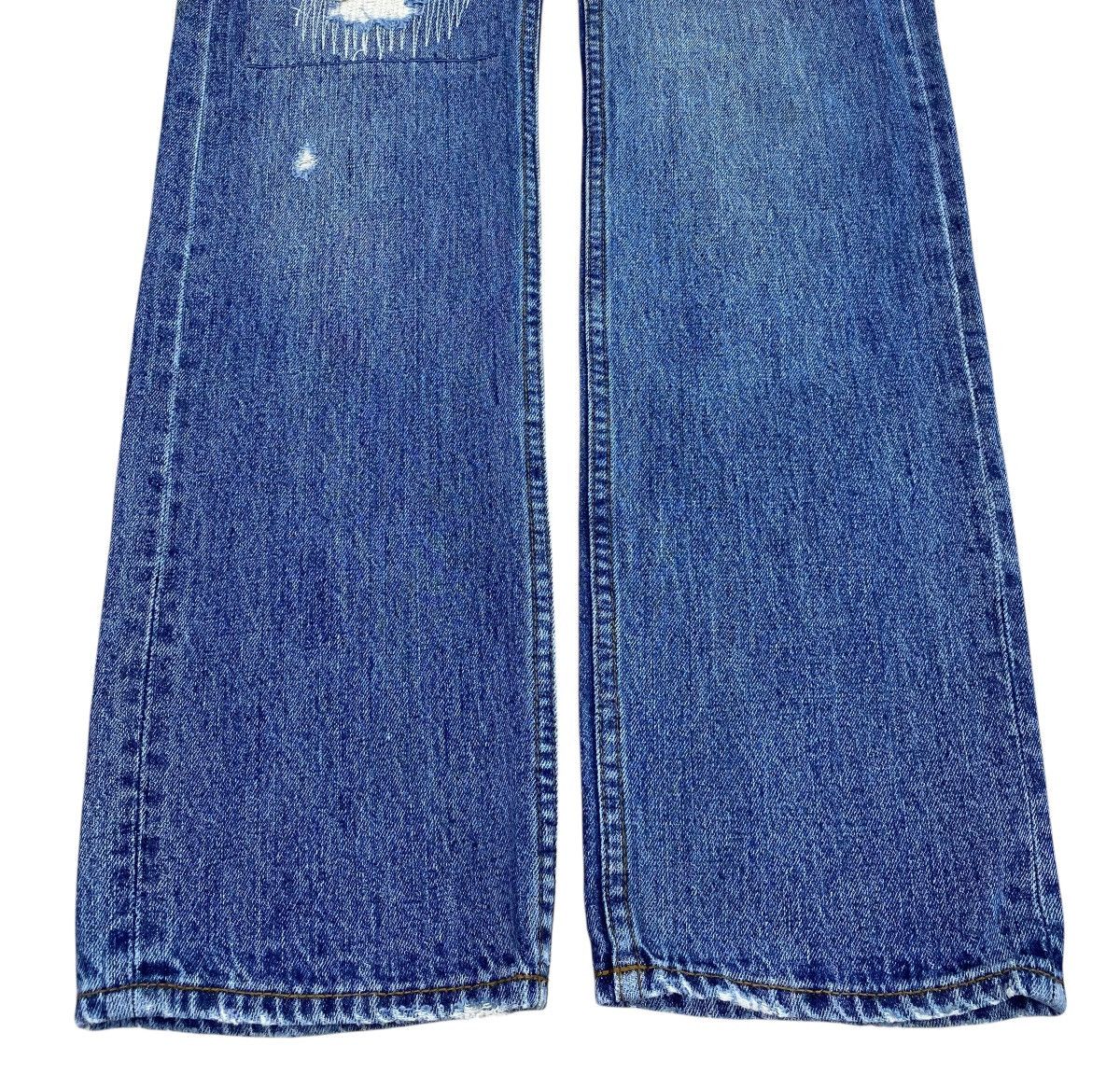 Tommy Jeans Tommy Patch Work Style Straight Leg Jeans Size 32" / US 10 / IT 46 - 5 Thumbnail