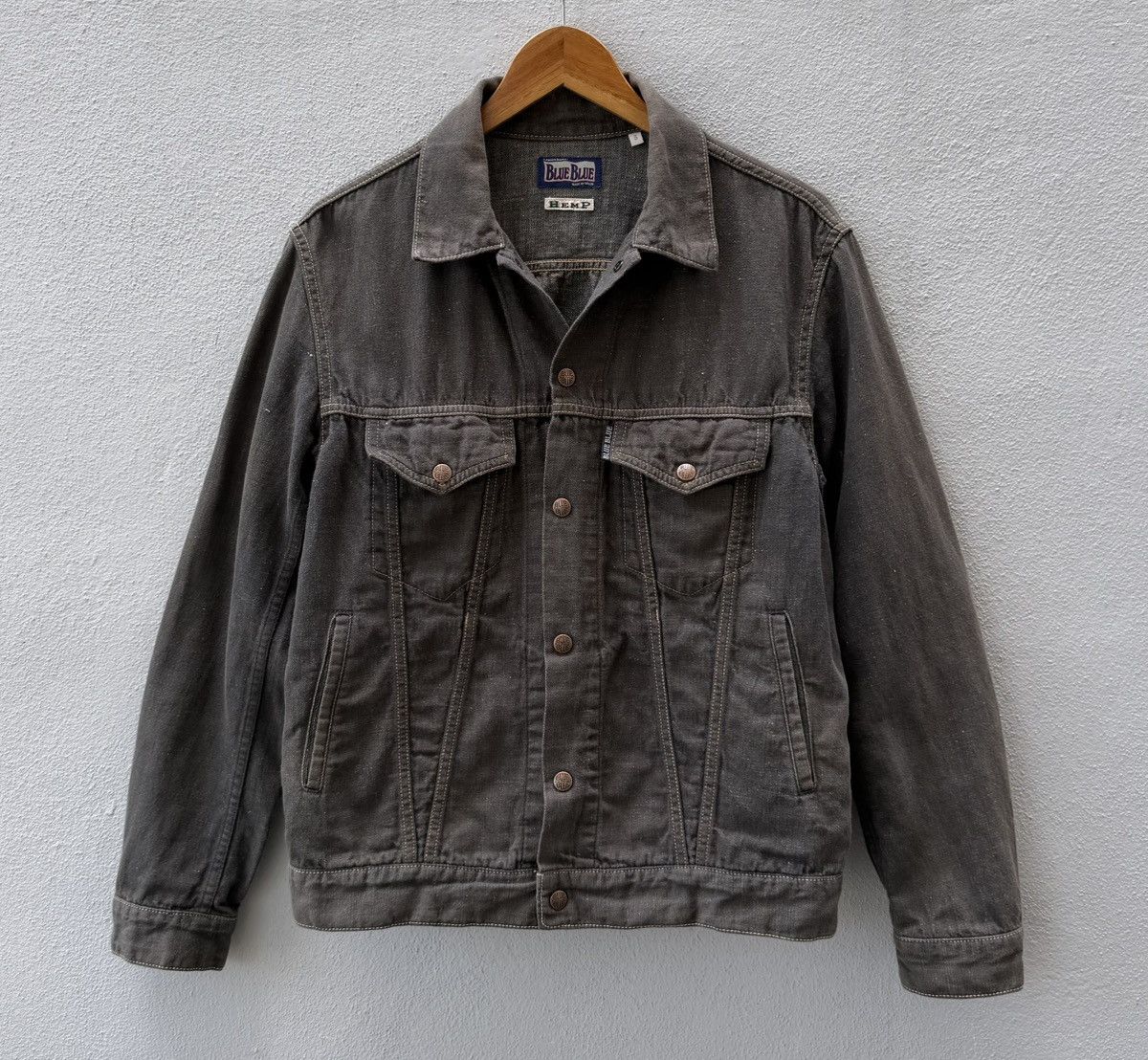 Blue Blue Japan Vintage Blue Blue Japan Denim Trucker Jacket Size US L / EU 52-54 / 3 - 4 Thumbnail