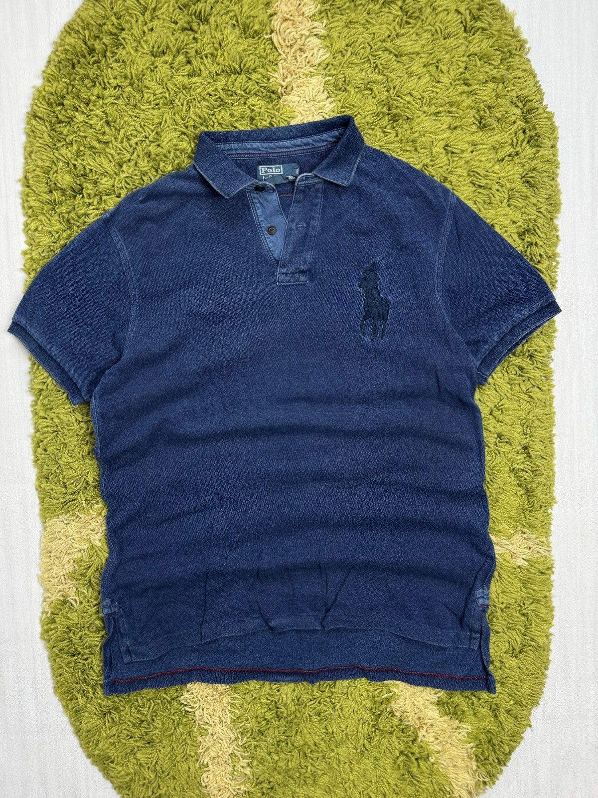 Ralph Lauren Vintage Polo Ralph Lauren Big Pony Polo Tee Chief Keef Size US M / EU 48-50 / 2 - 1 Thumbnail