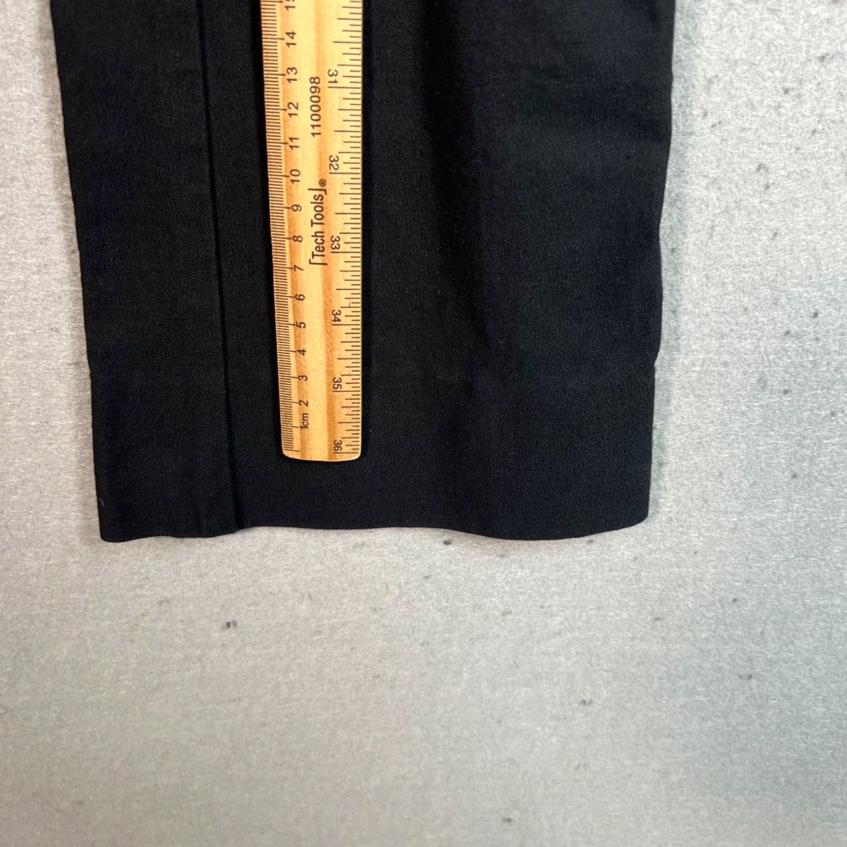 Vintage Derek Lam 10 Crosby Black Flare Leg Pants With White Side Stripes Womens Size 28 Size 28" / US 6 / IT 42 - 5 Thumbnail