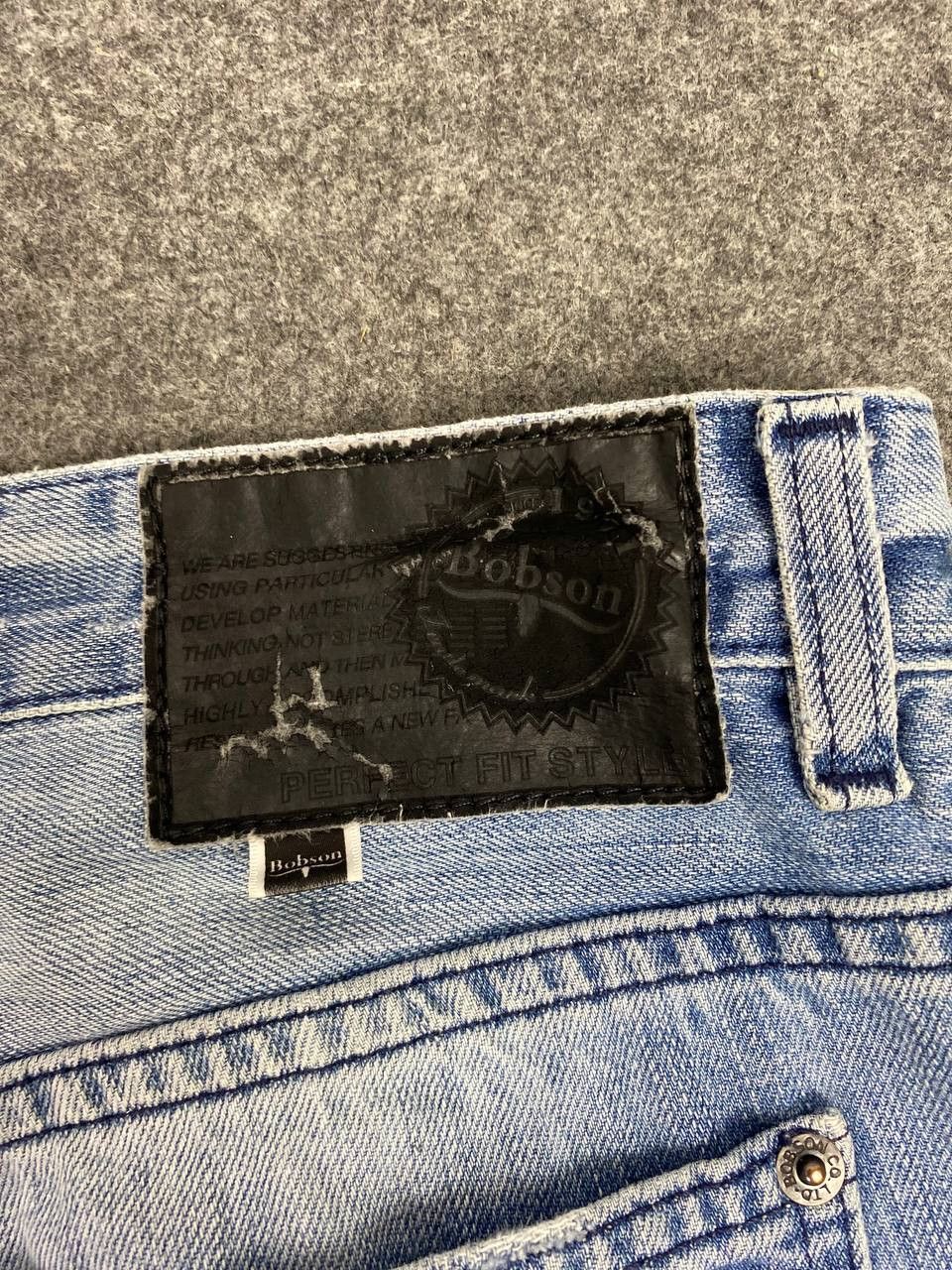Japanese Brand bobson japanese brand double knee denim nice design Size US 35 - 4 Thumbnail