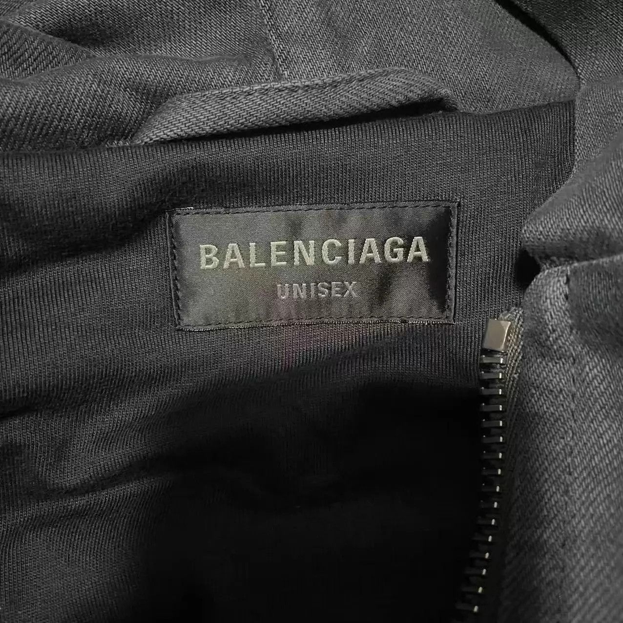 Balenciaga Balenciaga Back Logo Vintage Washed Gray Denim Puffer S Size US S / EU 44-46 / 1 - 3 Thumbnail