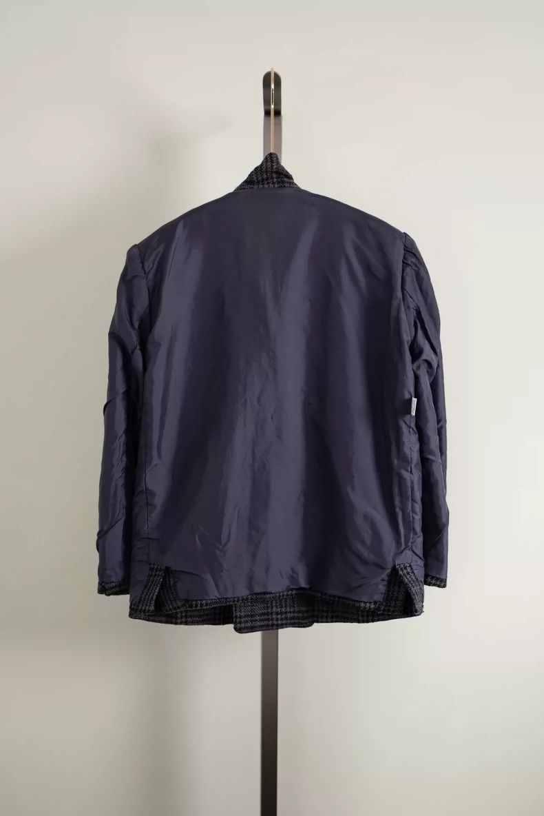 Yohji Yamamoto Yohji Yamamoto size s Grey and black striped double-breaste Size 36R - 7 Thumbnail