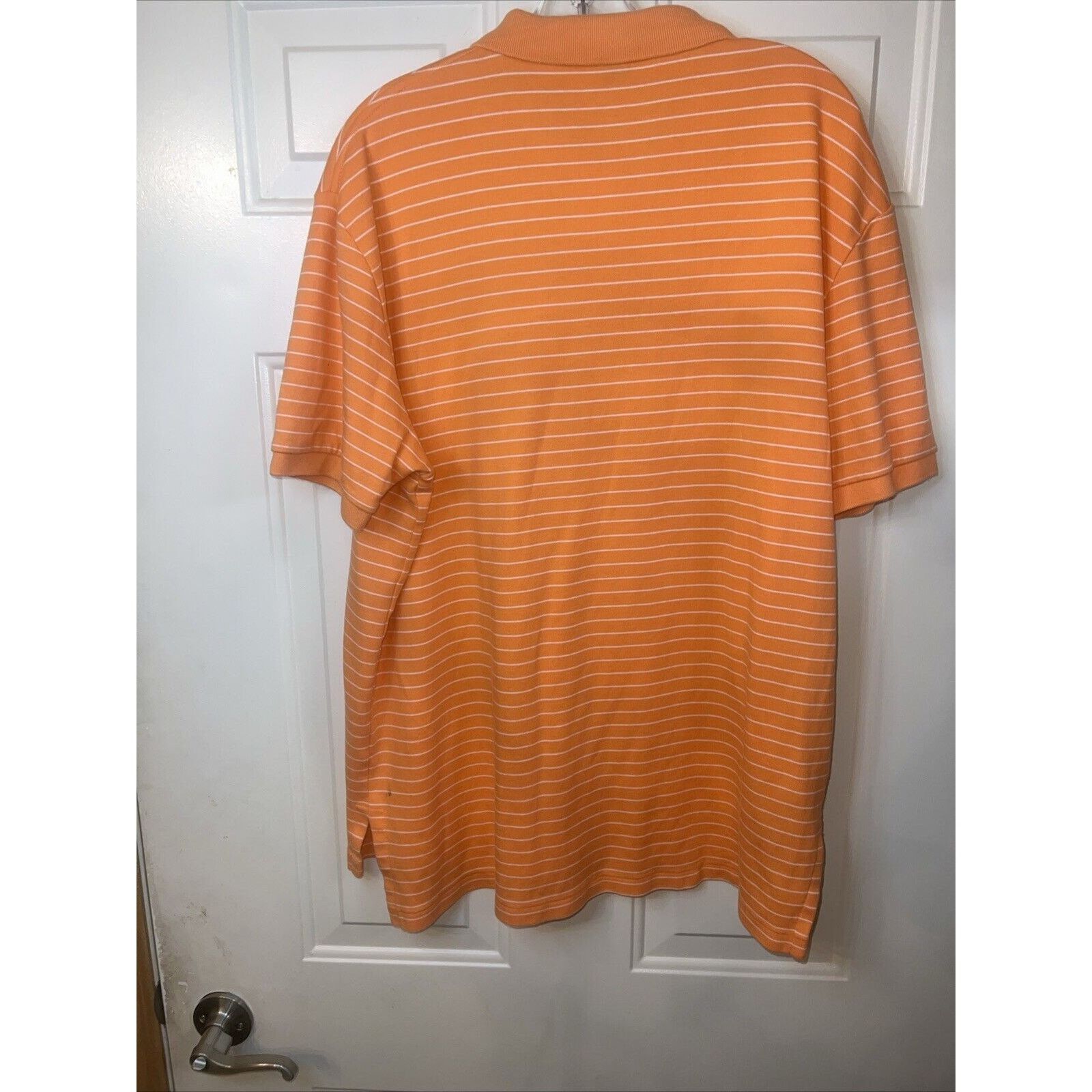 Ralph Lauren Polo Ralph Lauren Men’s Shirt Custom Fit Orange Striped XL Size US XL / EU 56 / 4 - 8 Thumbnail