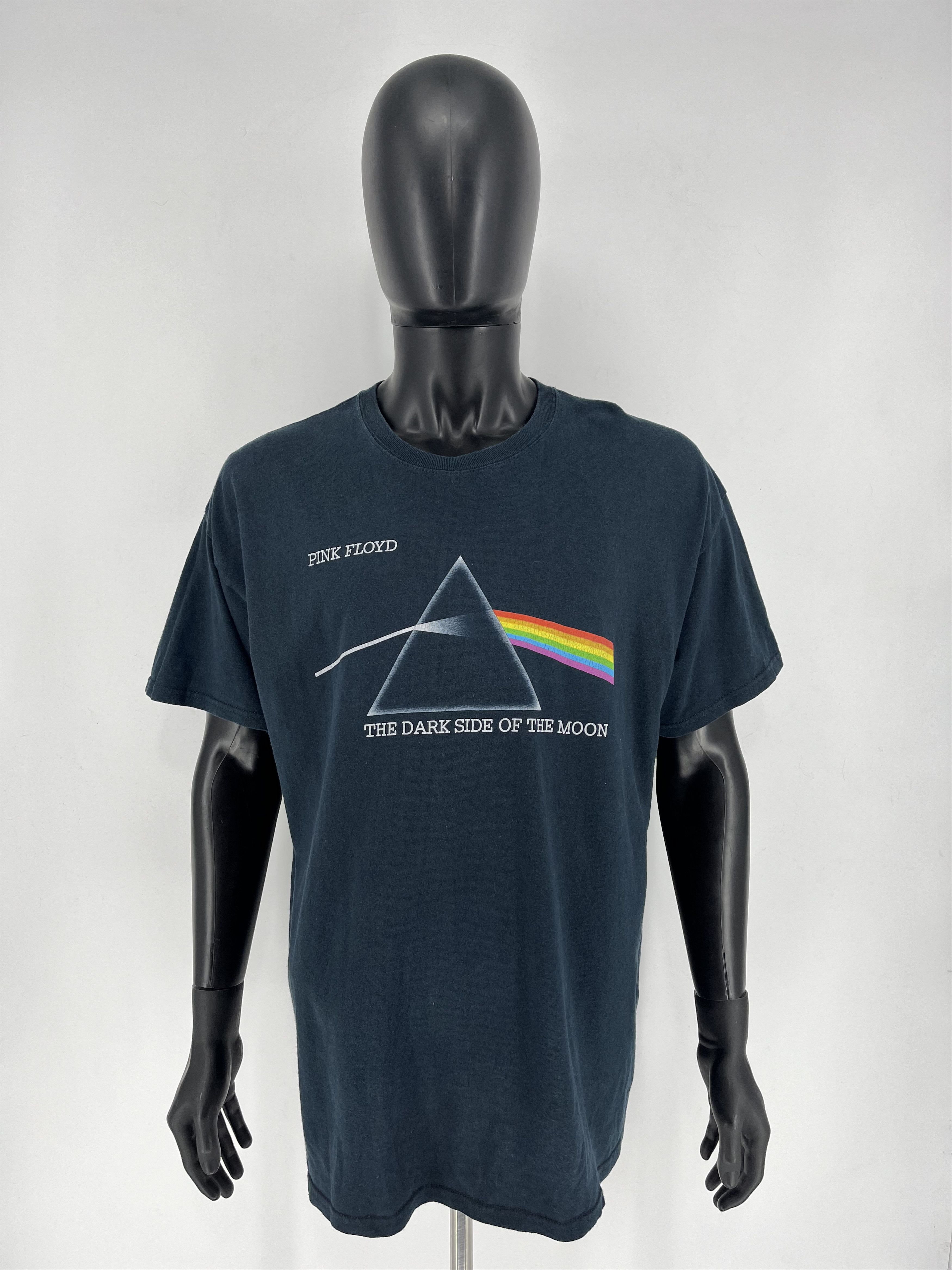 Band Tees × Vintage VINTAGE Y2k Pink Floyd The Dark Side The Moon Size US XL / EU 56 / 4 - 2 Thumbnail