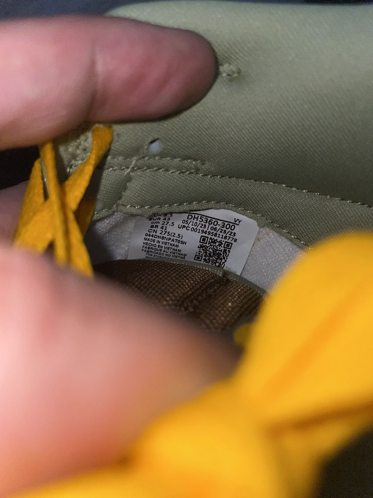 Nike Nike dunk low Disty Olive Size US 9.5 / EU 42-43 - 5 Thumbnail