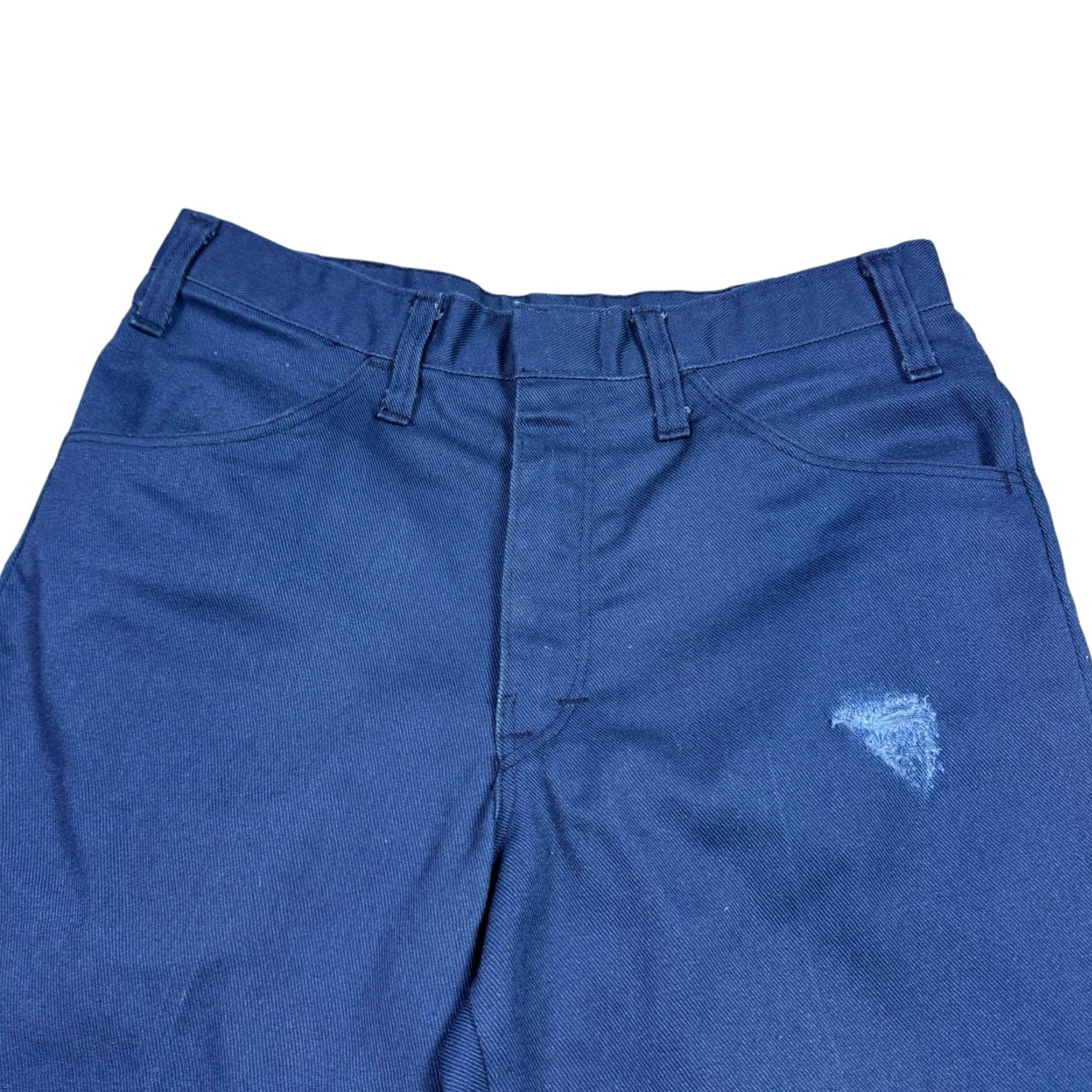 Dickies Dickies Pants Men 31x31 USA Made Distress Talon Zip Work 80s 70s Utility Casual Pants Blue Size US 31 - 3 Thumbnail
