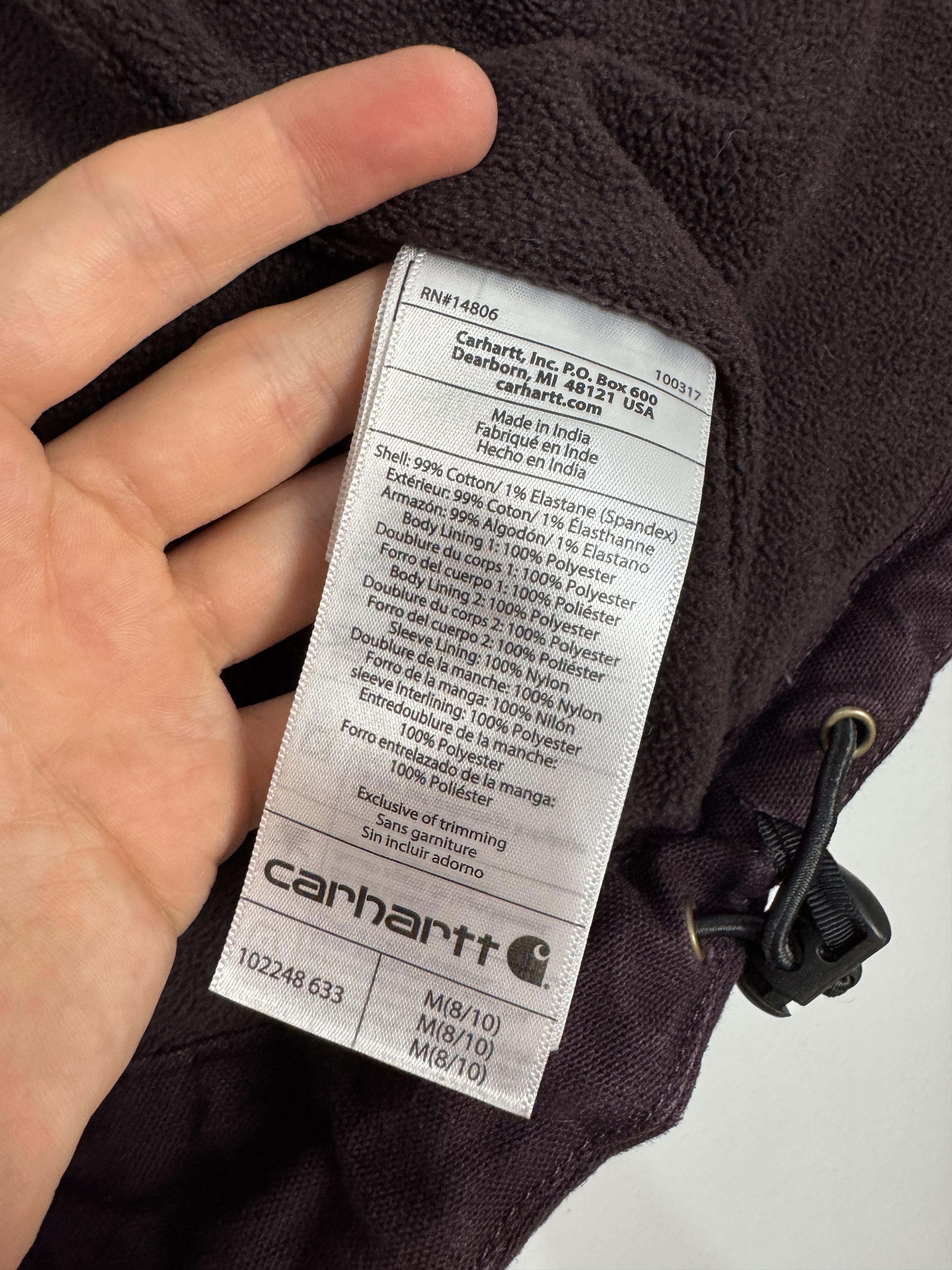 Carhartt Carhartt Full Swing Caldwell jacket M/S Active jacket Size US S / EU 44-46 / 1 - 7 Thumbnail