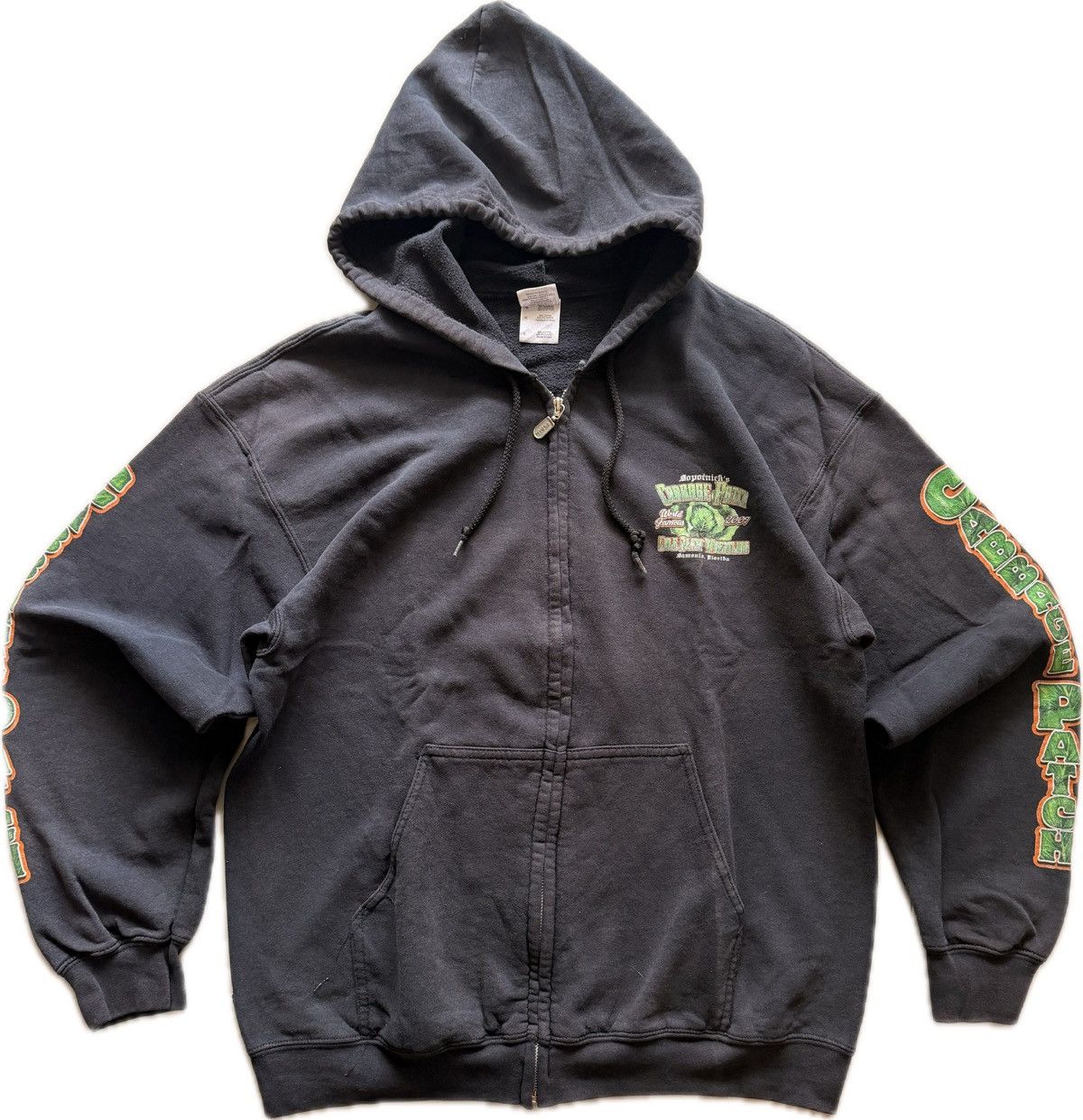 Gildan 2000’s Cabbage Patch Kids Artwork Zip Up Hoodie Size US L / EU 52-54 / 3 - 2 Thumbnail