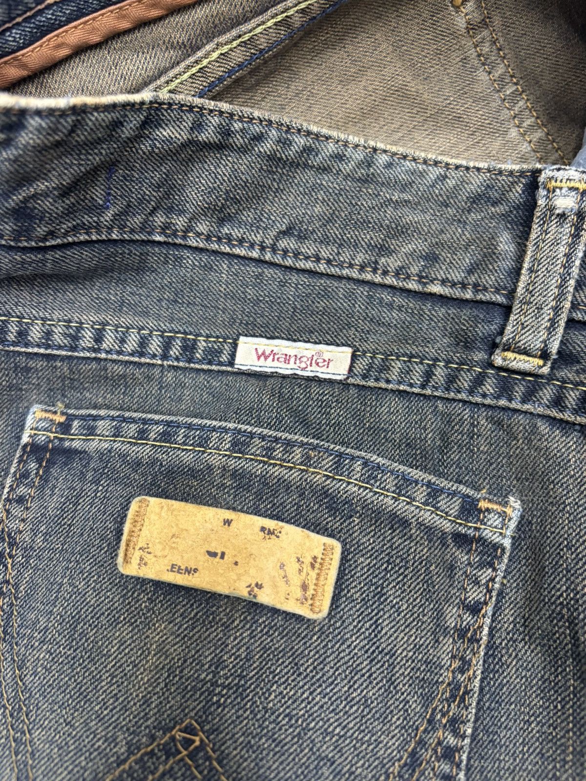 Kapital Flare Jeans Earthy Mud Wash Wrangler Rusty Denim Jeans Size US 32 / EU 48 - 11 Thumbnail