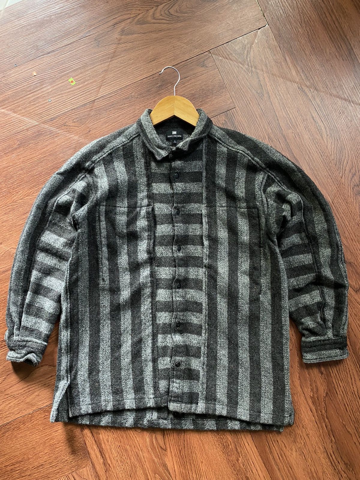 Issey Miyake Vintage Issey Miyake Wool Plaid Size US M / EU 48-50 / 2 - 1 Thumbnail