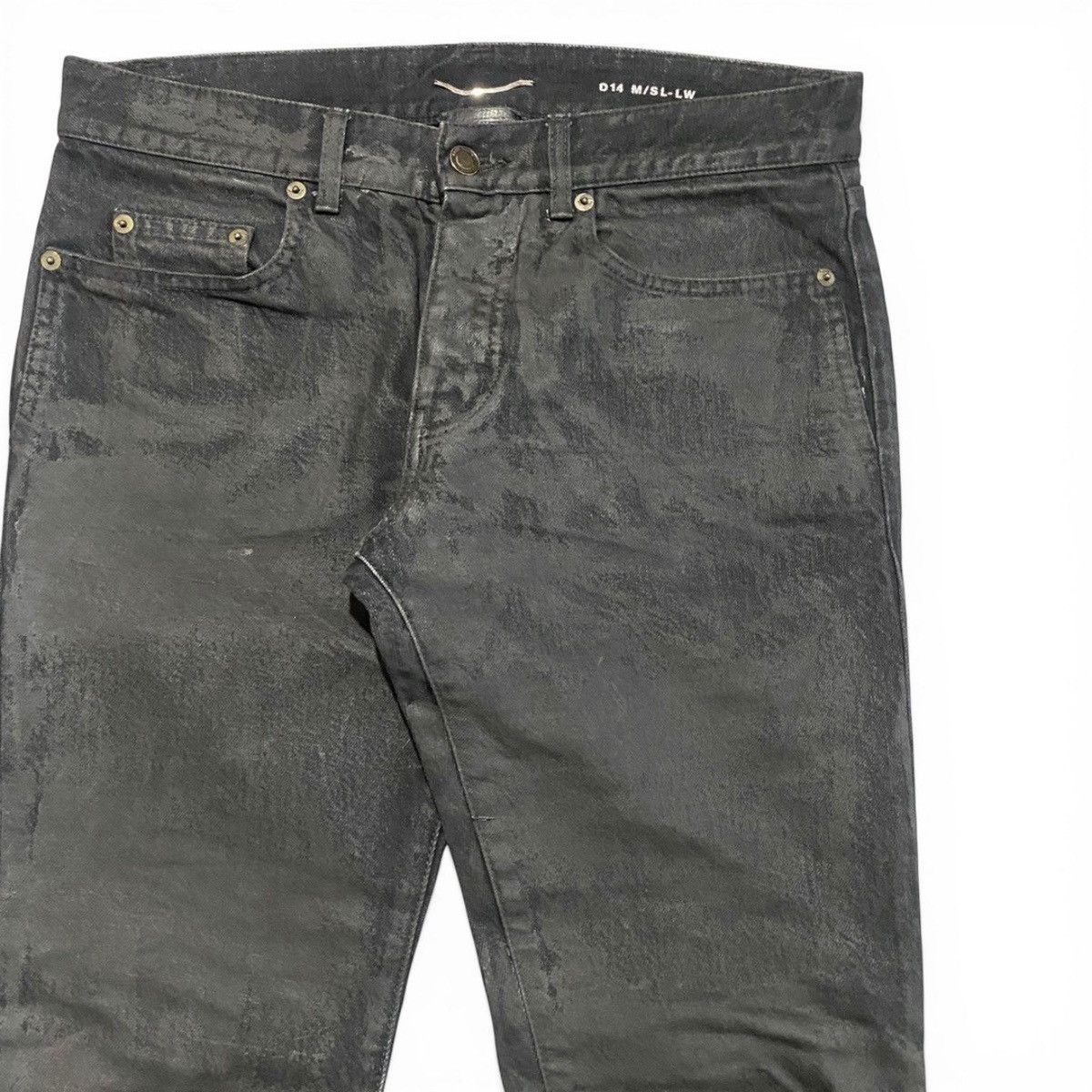 Saint Laurent Paris Saint Laurent Paris D14 Waxed Denim Size US 30 / EU 46 - 3 Thumbnail