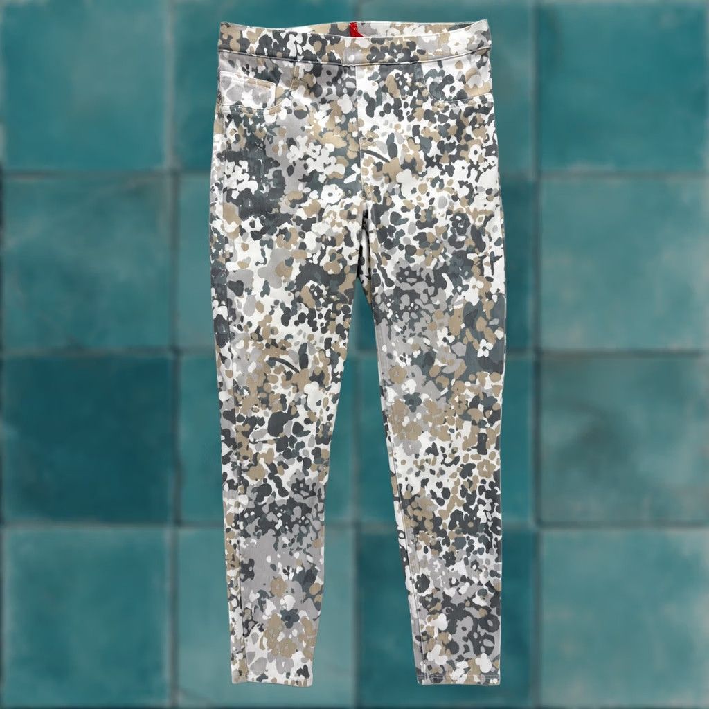 Spanx Spanx Jegging Pants Womens Large Gray Camouflage Stretch Denim Skinny Pockets Pull On Size 36" / US 14 / IT 50 - 1 Thumbnail