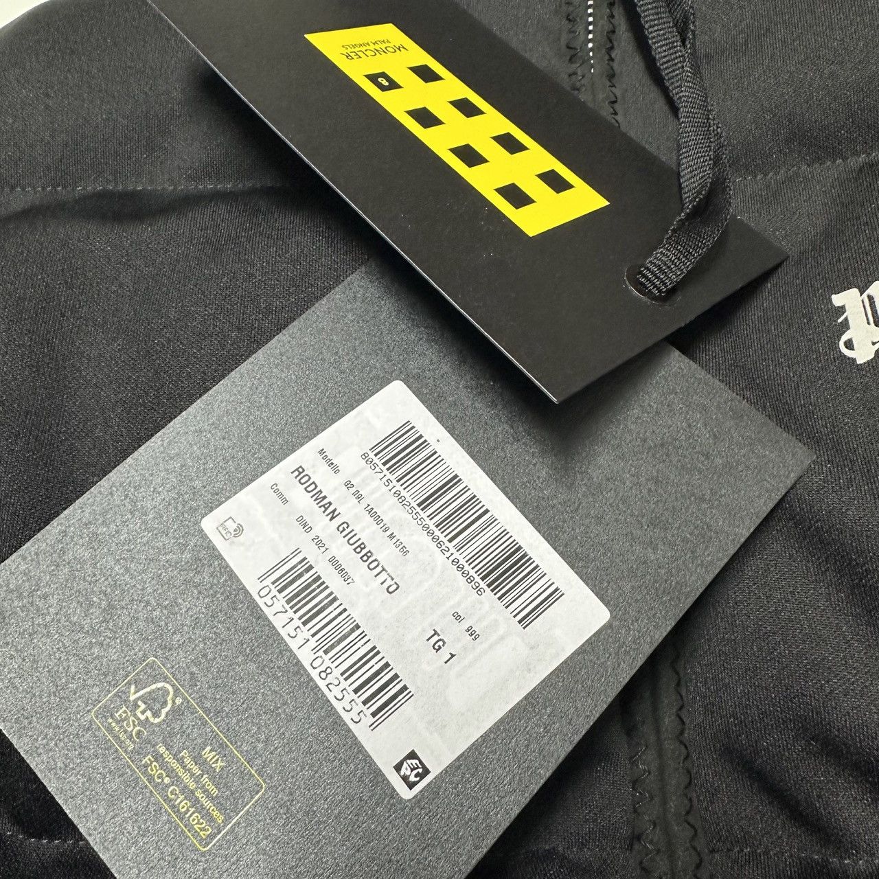 Moncler × Palm Angels Moncler Palm Angels 1 2 M Medium rodman jacket black puffer Size US M / EU 48-50 / 2 - 13 Thumbnail