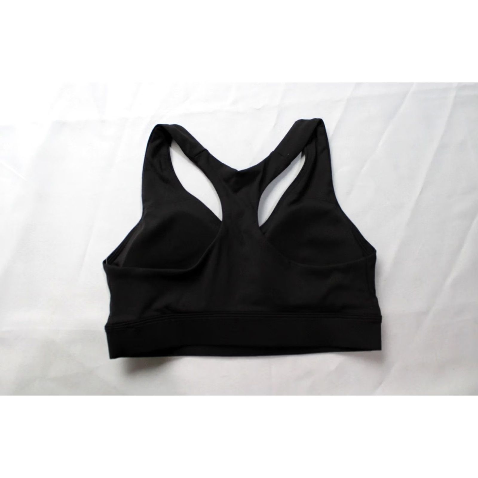 Tek Gear Tek Gear Womens Ultrastretch Medium Impact V-Neck Sports Bra MS7 Black Small Size ONE SIZE - 3 Thumbnail