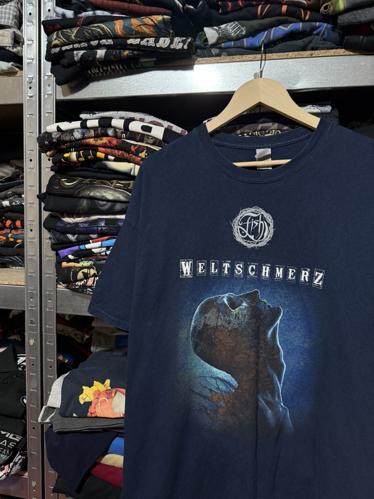 Band Tees Vintage Fish Weltschmerz 2020 Retro Rock Band T-Shirt Y2K Size US XXL / EU 58 / 5 - 3 Thumbnail