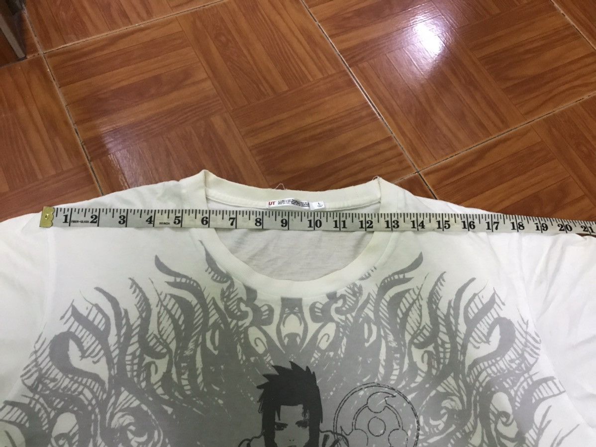Anime × Japanese Brand × Vintage Naruto Shippuuden - Uchiha Sasuke - T-Shirt (Uniqlo) Size US L / EU 52-54 / 3 - 11 Thumbnail