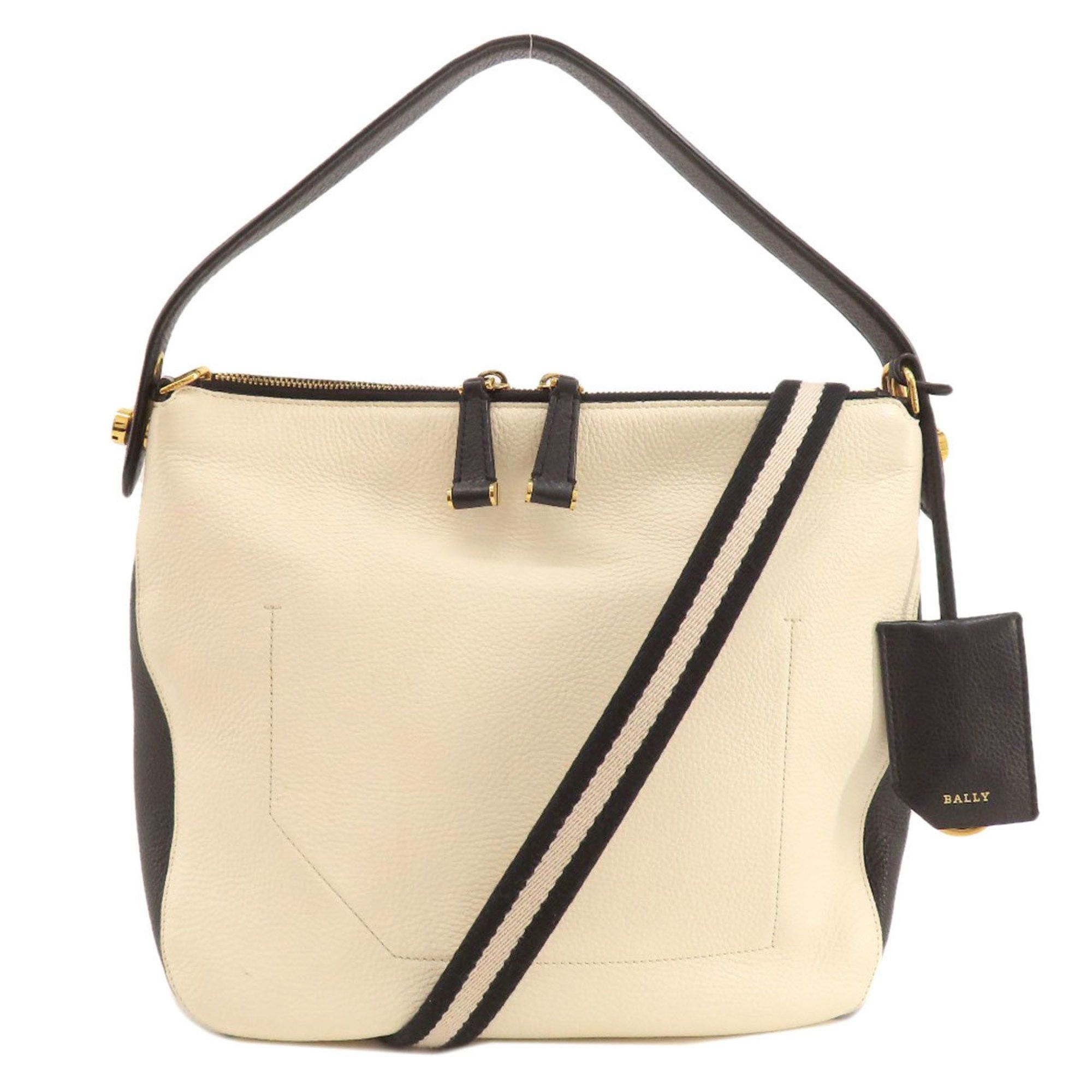 image of Bally Shoulder Bag Leather Women's in Black