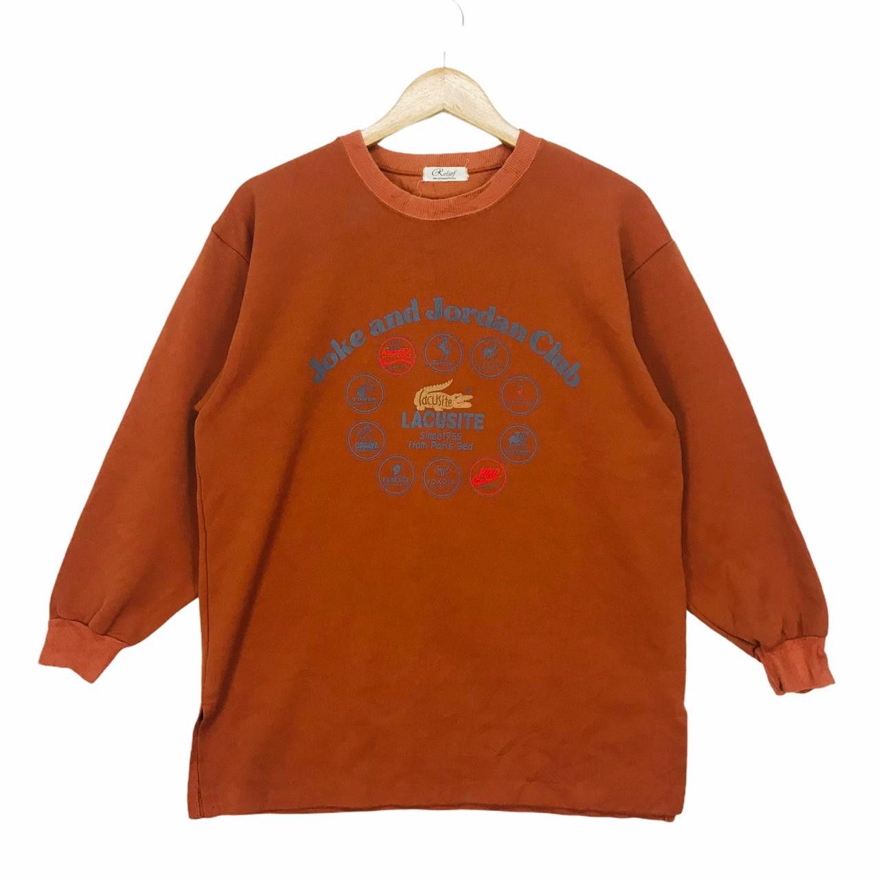 Vintage Vtg RELIEF Joke and Jordan Club Crewneck Sweatshirt Jumper Size US M / EU 48-50 / 2 - 1 Thumbnail