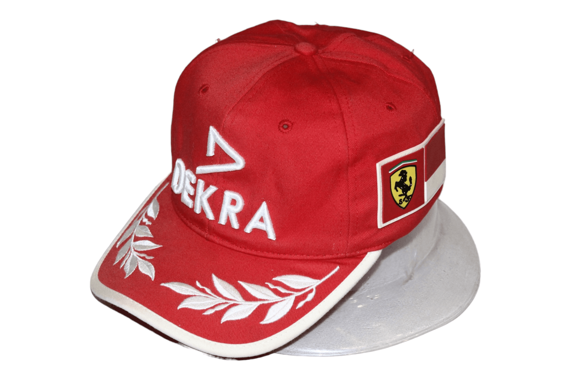 Ferrari RARE 🔥 90s DEKRA Michael Schumacher Ferrari F1 Marlboro Cap Size ONE SIZE - 6 Thumbnail