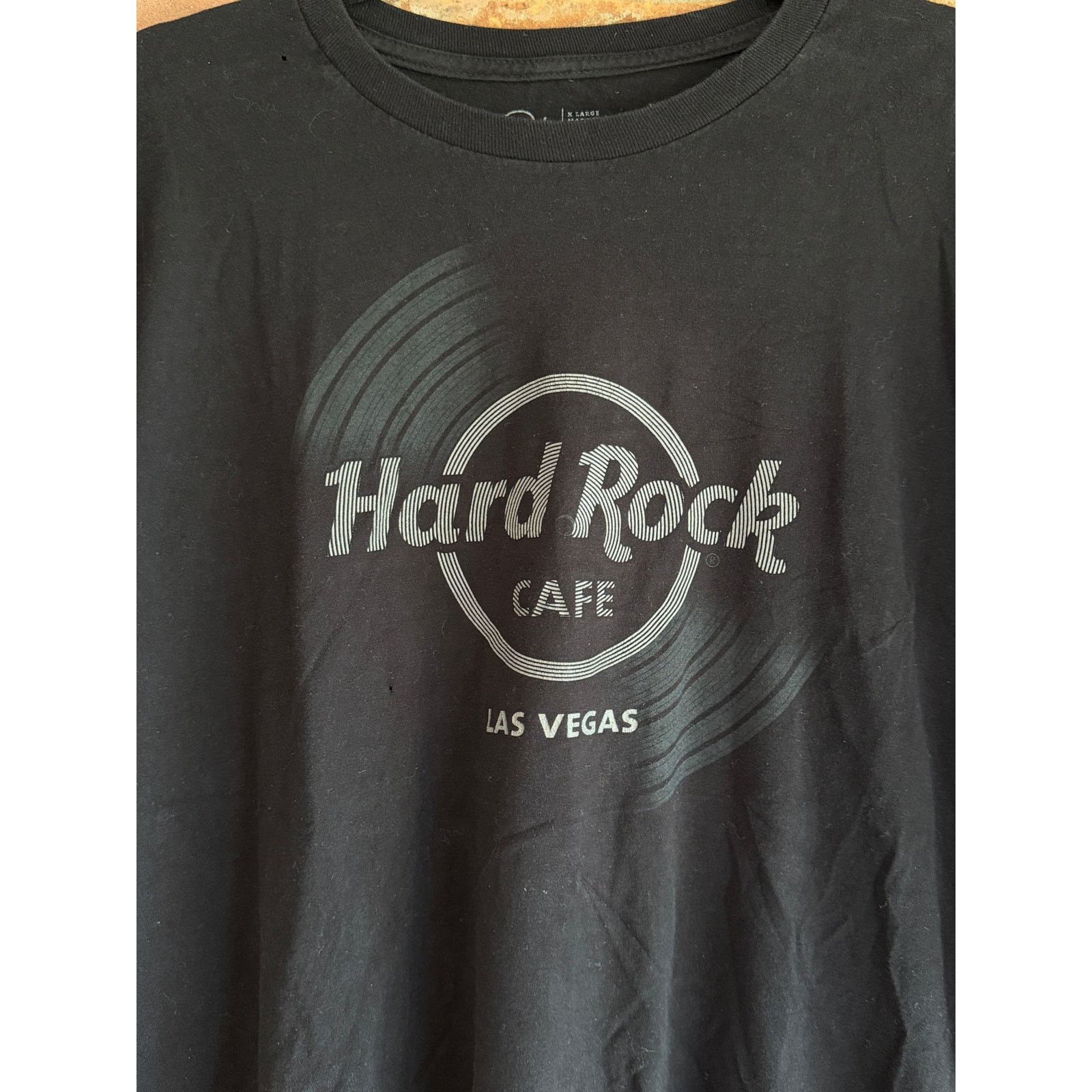 Hard Rock Cafe Hard Rock Cafe Las Vegas Tee Black XL Logo Shirt Size US XL / EU 56 / 4 - 2 Thumbnail