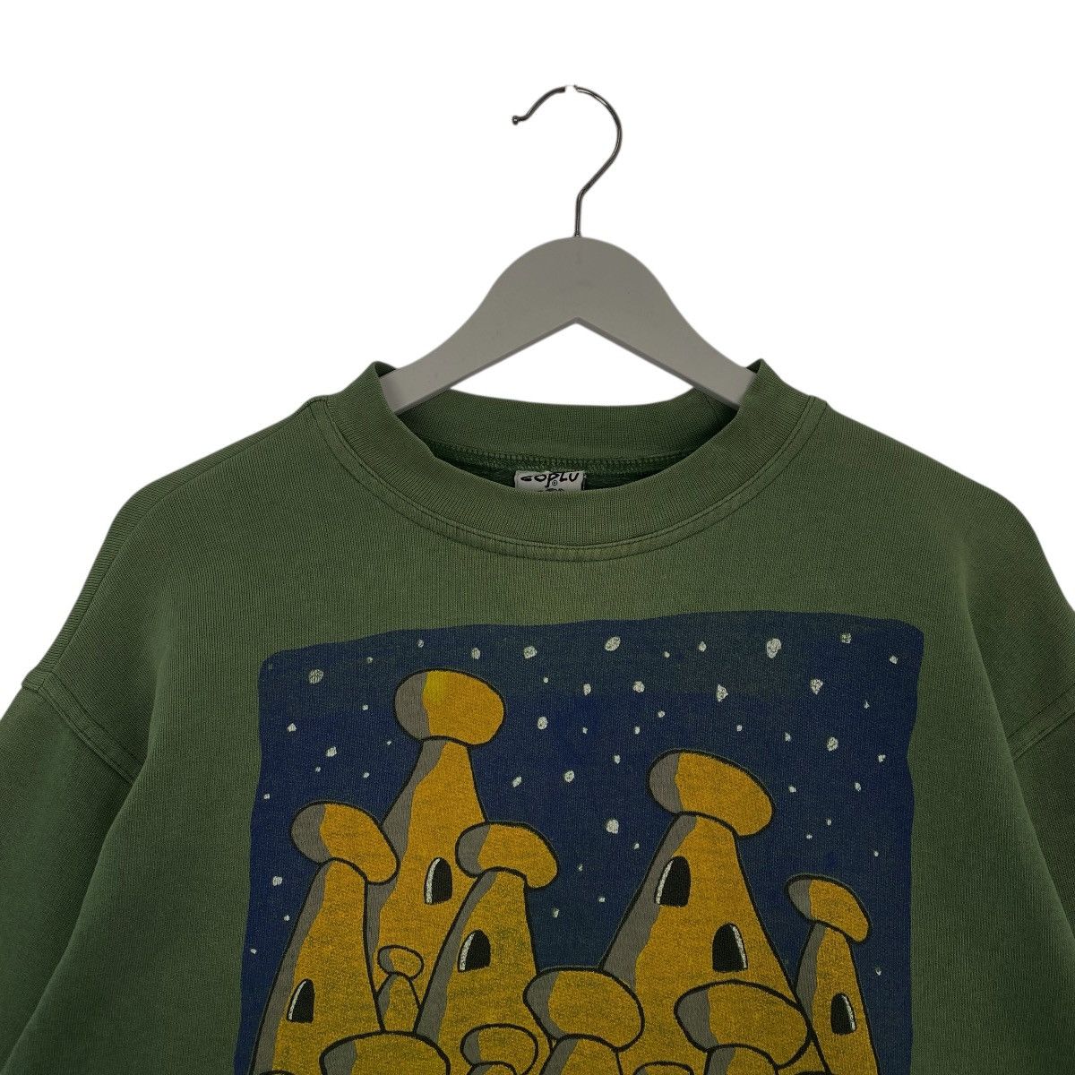 Vintage Vintage Coplu Printed Crewneck Sweatshirt Green Size M Size US M / EU 48-50 / 2 - 4 Thumbnail