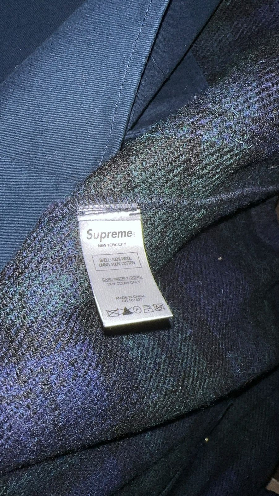 Supreme × Vintage Supreme plaid Wool Parka Size US L / EU 52-54 / 3 - 5 Thumbnail