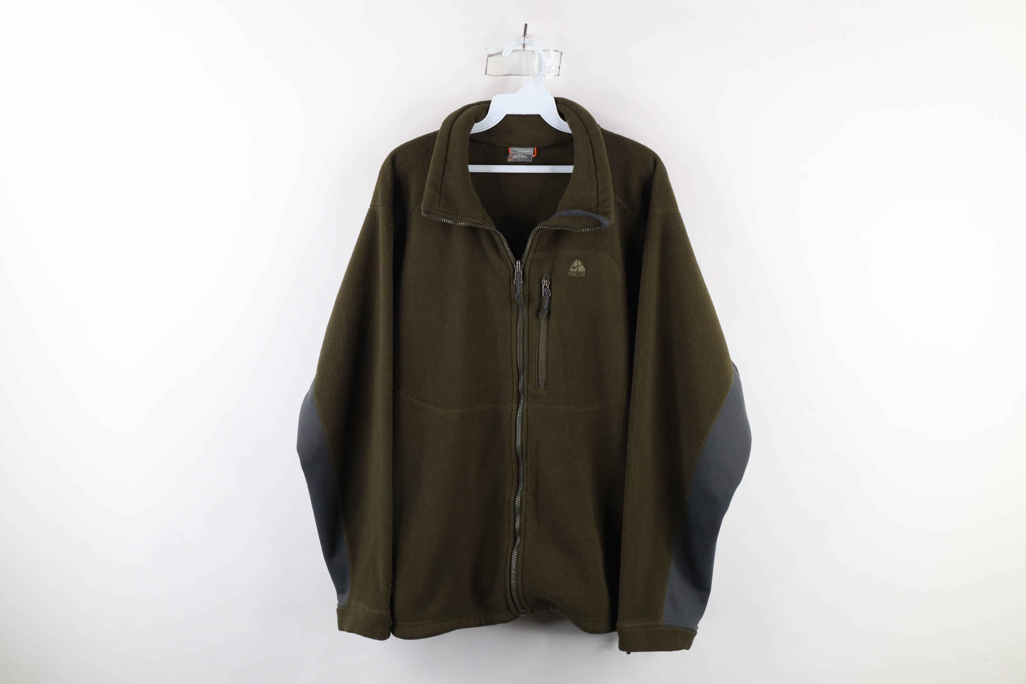 Nike × Vintage Vintage Nike ACG Scott Mini Swoosh Full Zip Fleece Jacket Size US L / EU 52-54 / 3 - 1 Thumbnail