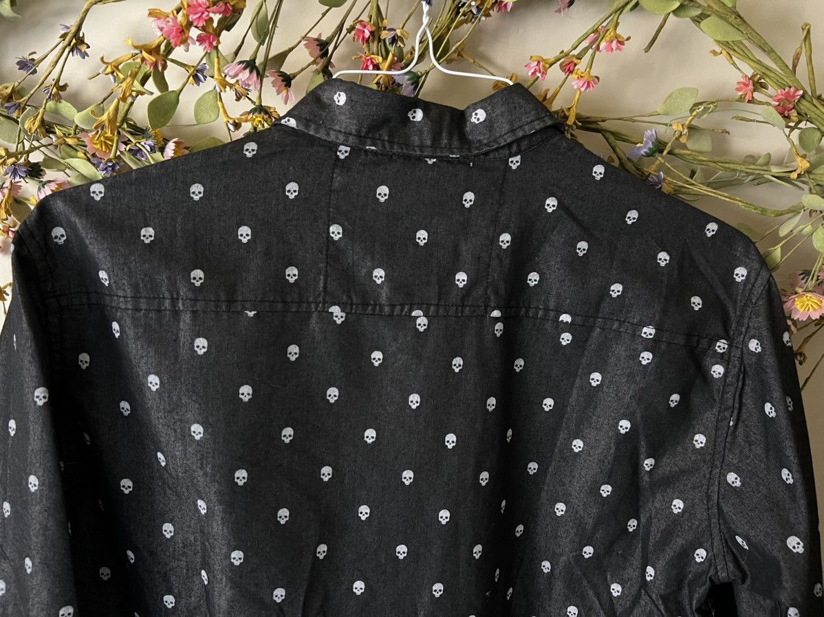 Other New without Tags Men’s Skull Retro Stitch Shirt Size US L / EU 52-54 / 3 - 8 Thumbnail