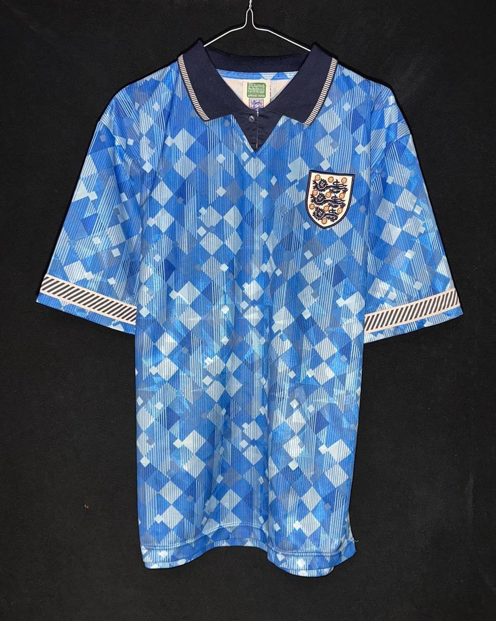 Other England Retro 1990 92 Third Score Draw football Shirt Jersey Size US M / EU 48-50 / 2 - 1 Thumbnail