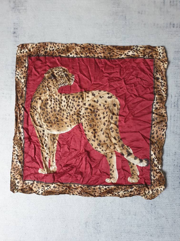 Krizia Uomo Leopard krizia red colour scarves Size ONE SIZE - 1 Thumbnail