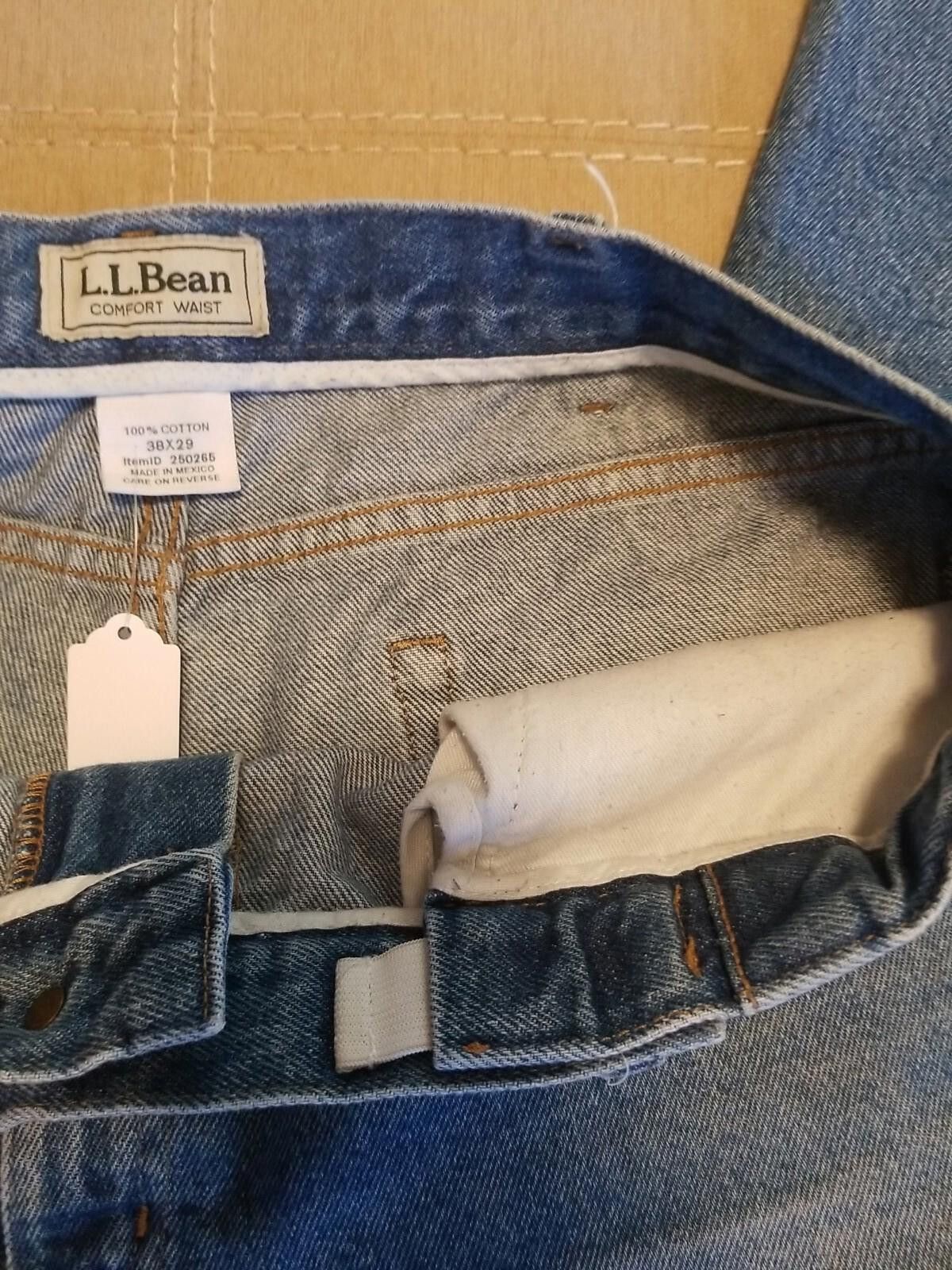 L.L. Bean LL Bean Men's Jeans 38 x 29 Adjustable Waist Cotton EUC Size US 38 / EU 54 - 7 Thumbnail