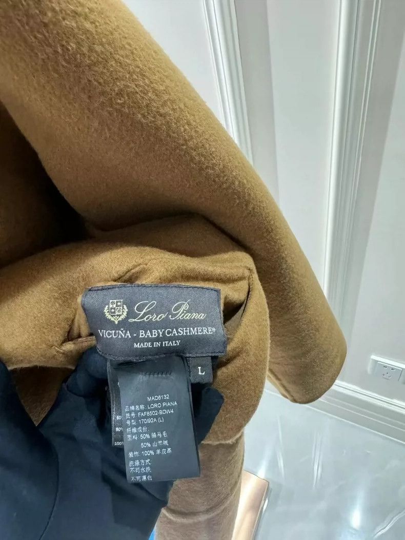 Loro Piana LORO PIANA Lama wool Vicuna and cashmere double-sided Jimm Size L / US 10 / IT 46 - 6 Thumbnail