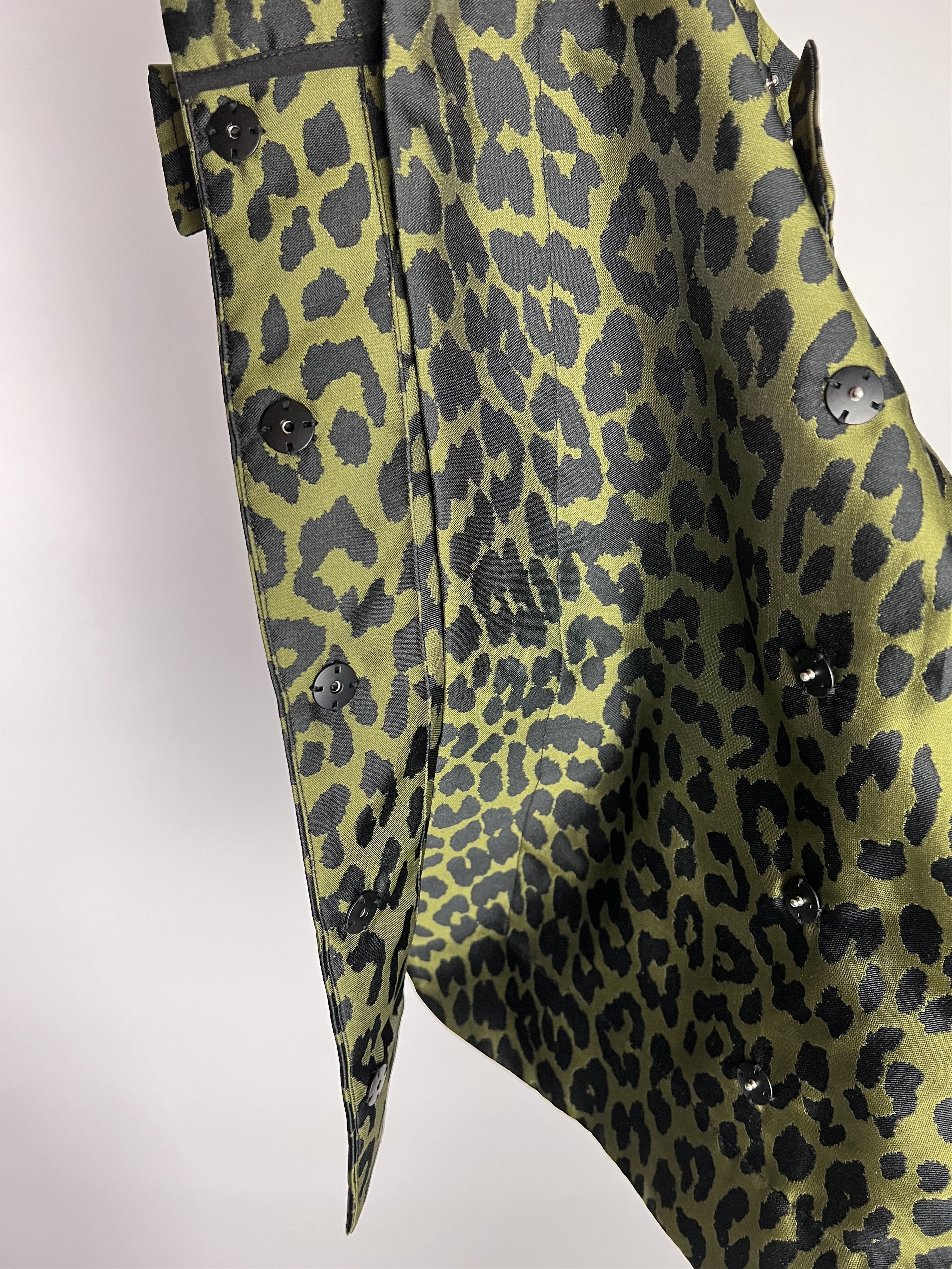 Ganni $220 NWT Ganni Belted Wrap Skirt Leopard Print Size 32 Size 24" / US 00 / IT 34 - 4 Thumbnail