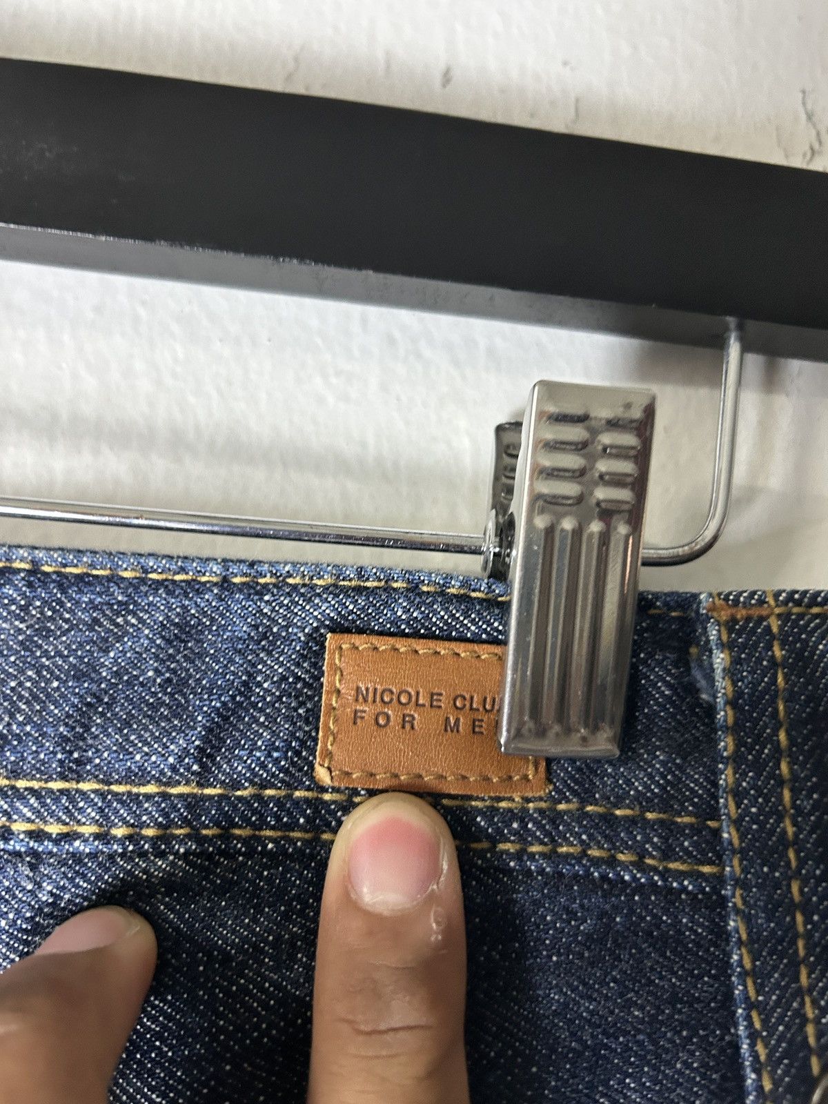 Nicole Club Nicole Club Tribal Embroidered Denim Jeans Y2K Tornado mart Size US 31 - 7 Thumbnail